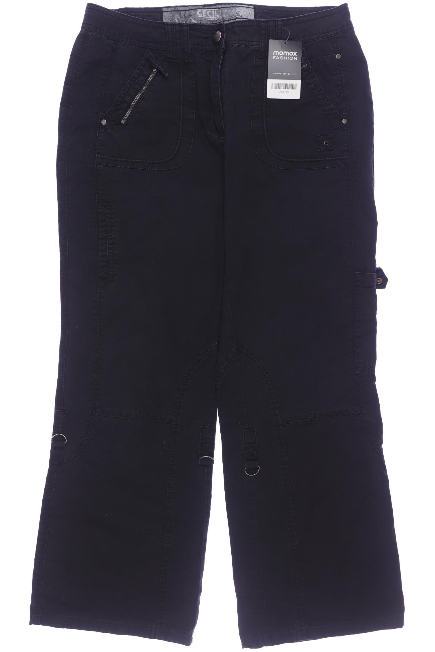 

Cecil Damen Stoffhose, schwarz, Gr. 30