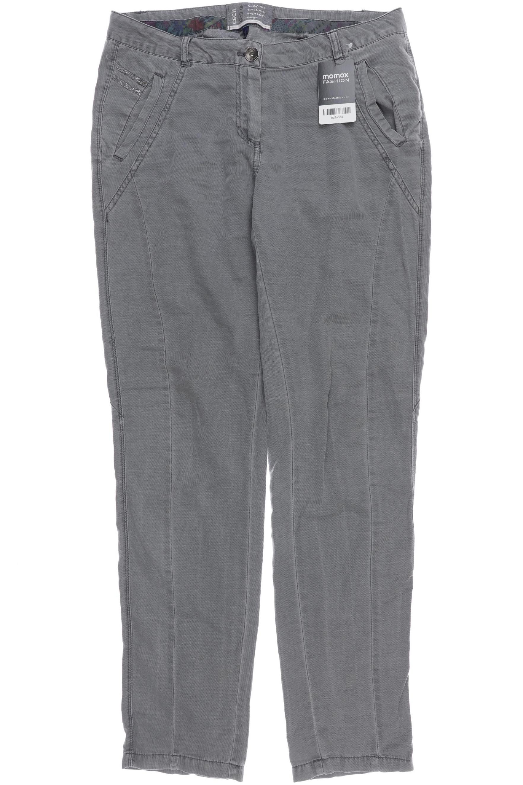 

Cecil Damen Stoffhose, grau, Gr. 28