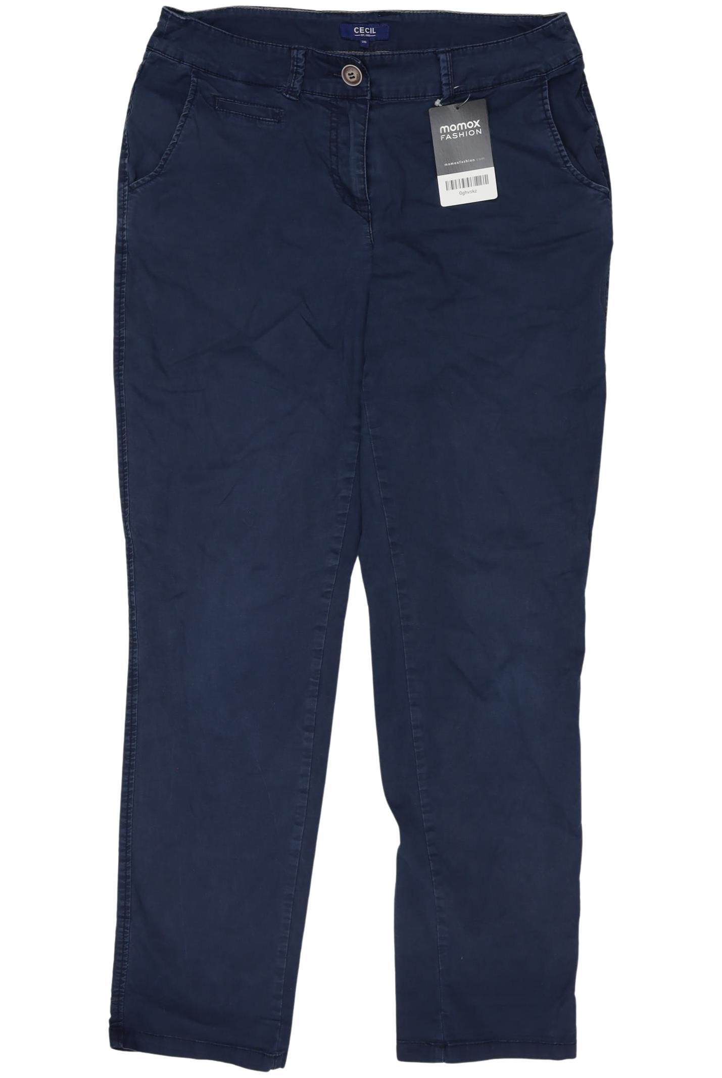 

Cecil Damen Stoffhose, blau, Gr. 26
