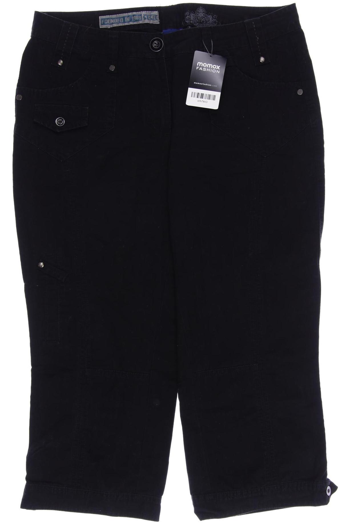 

CECIL Damen Stoffhose, schwarz