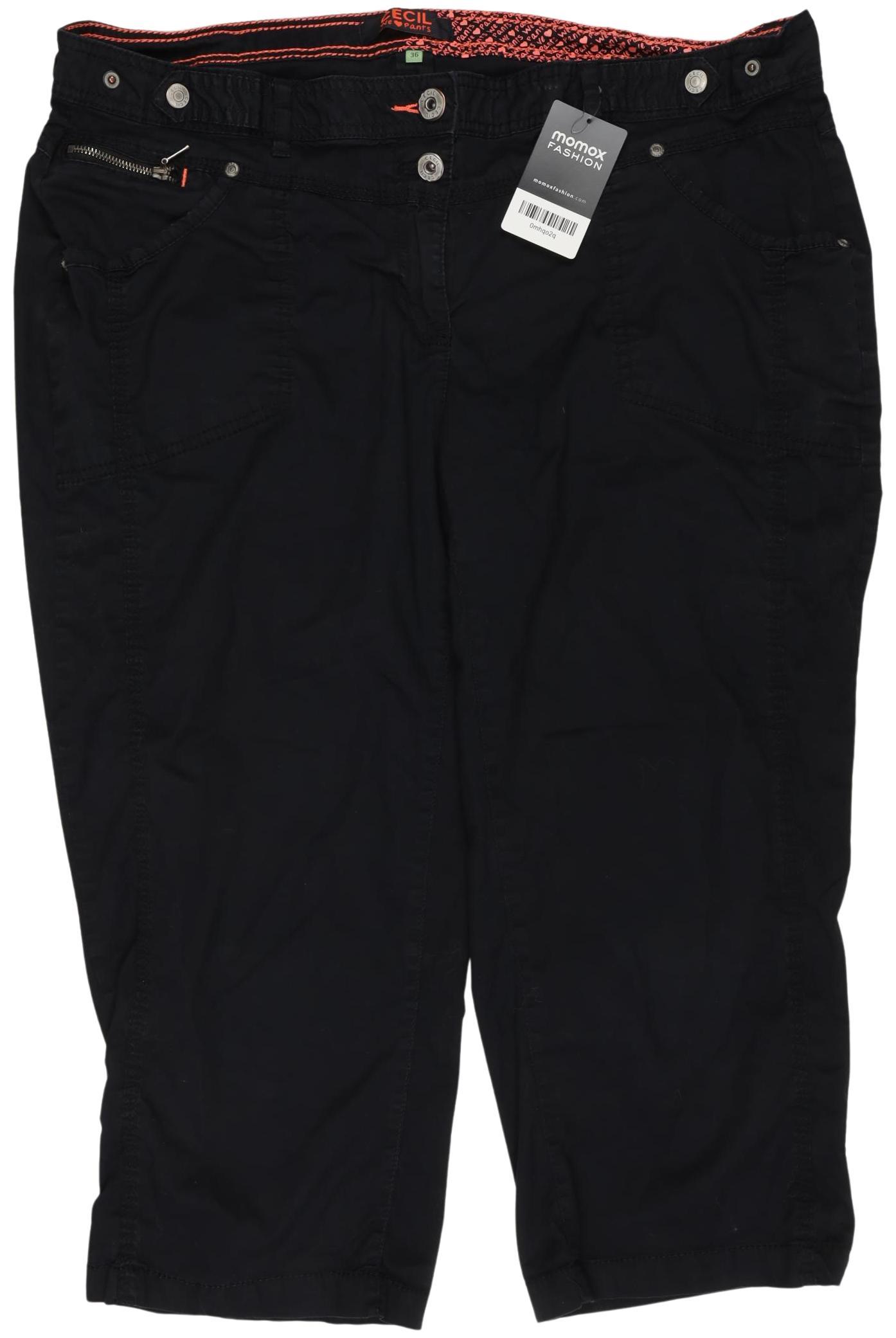 

Cecil Damen Stoffhose, schwarz, Gr. 36