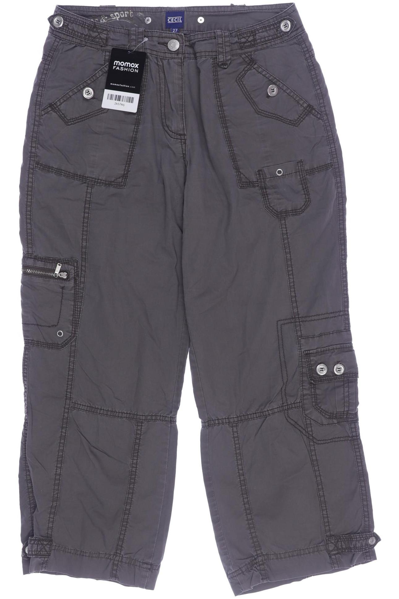 

Cecil Damen Stoffhose, grau, Gr. 27