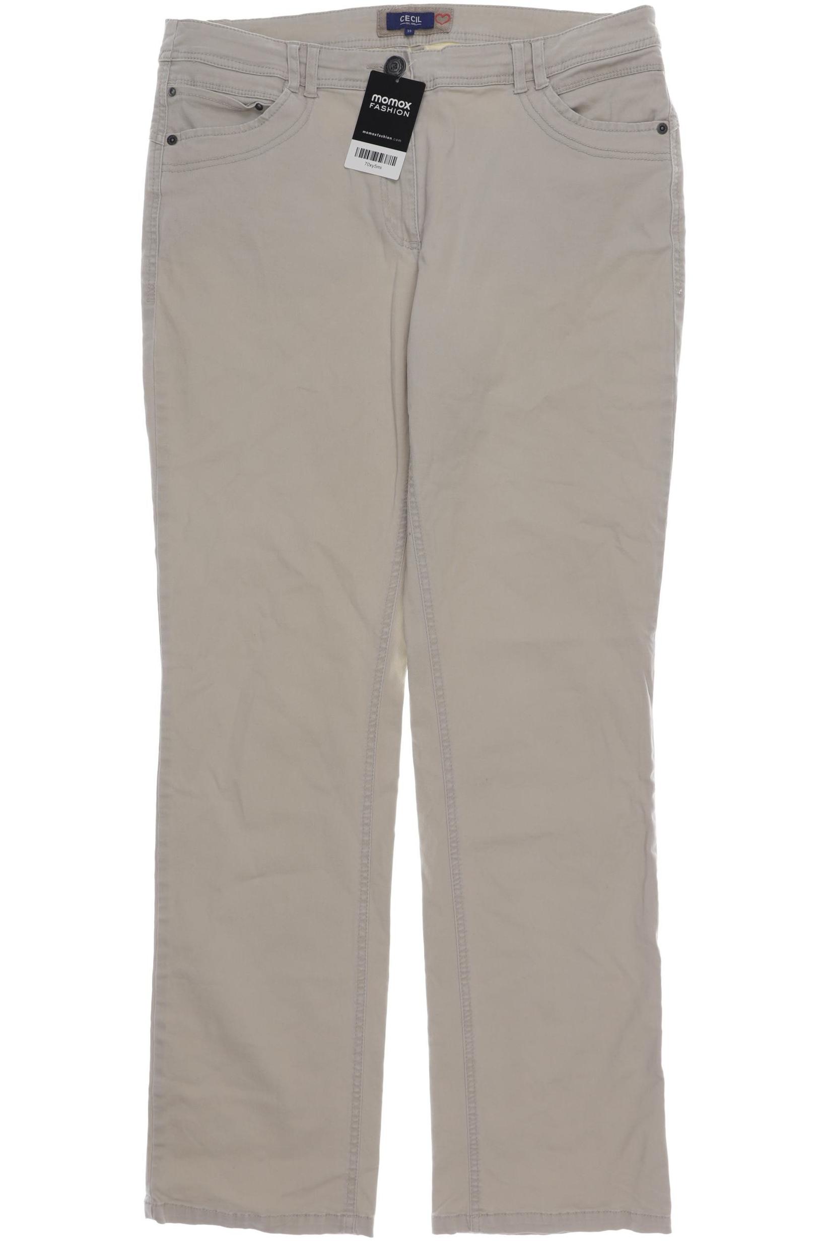 

Cecil Damen Stoffhose, beige, Gr. 44