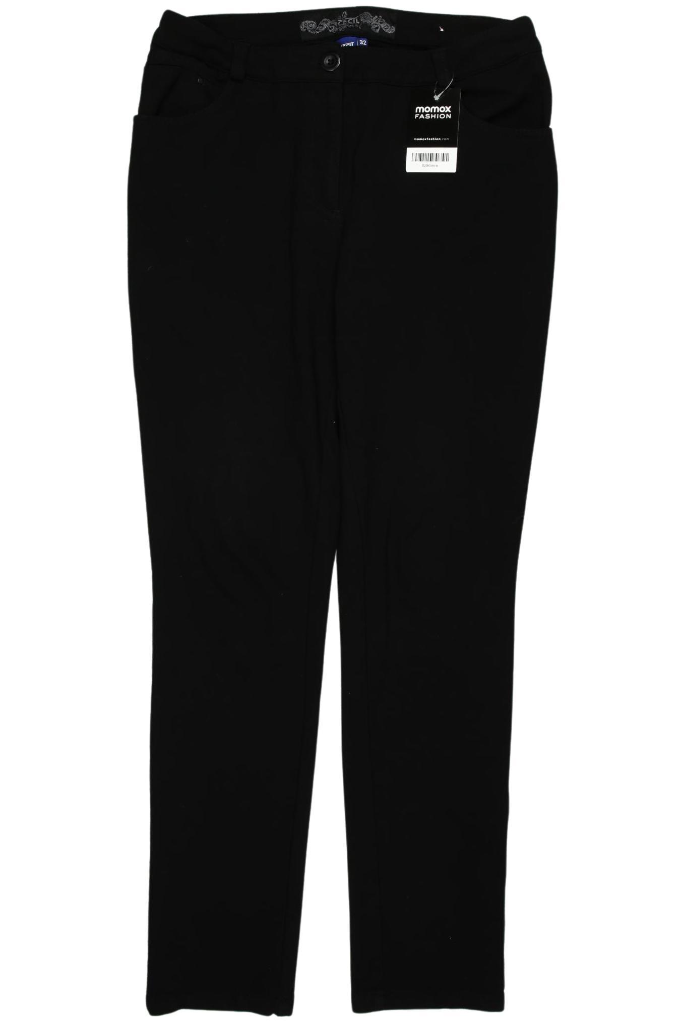 

Cecil Damen Stoffhose, schwarz, Gr. 32