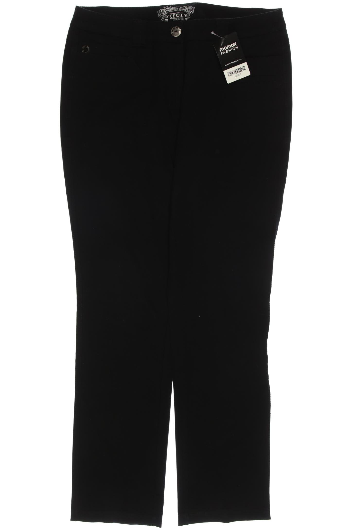 

CECIL Damen Stoffhose, schwarz