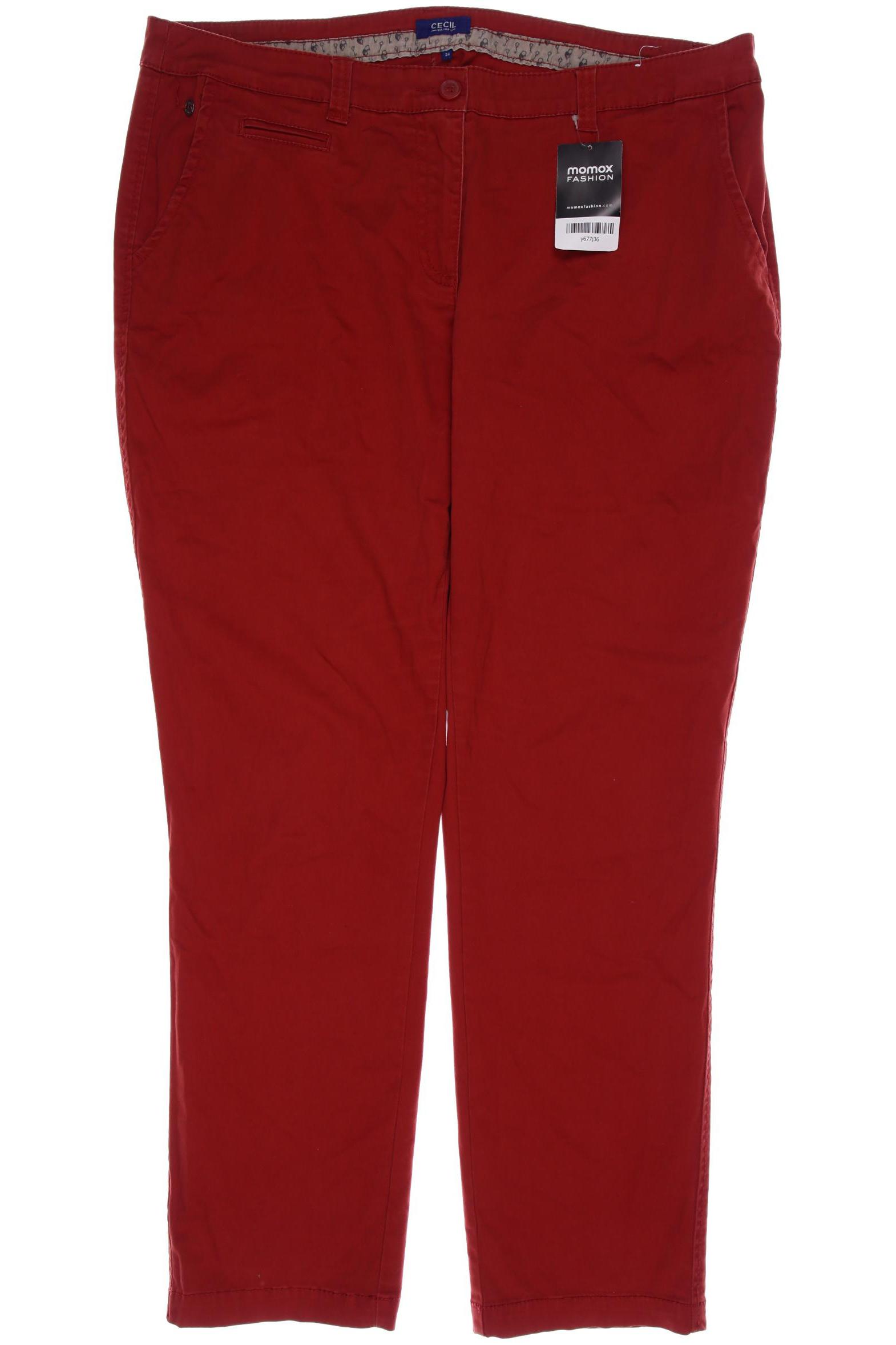 

CECIL Damen Stoffhose, rot