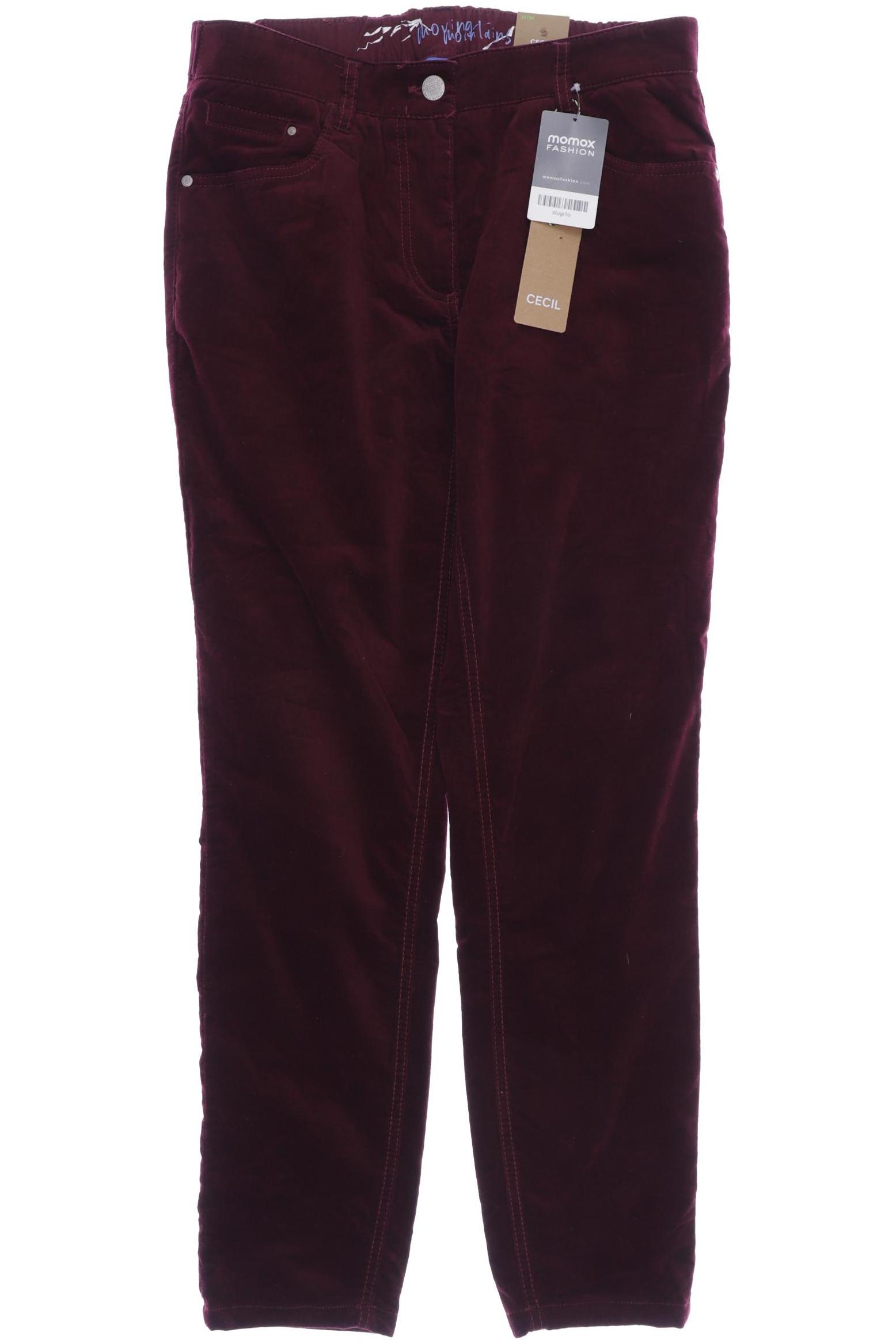 

Cecil Damen Stoffhose, bordeaux, Gr. 30