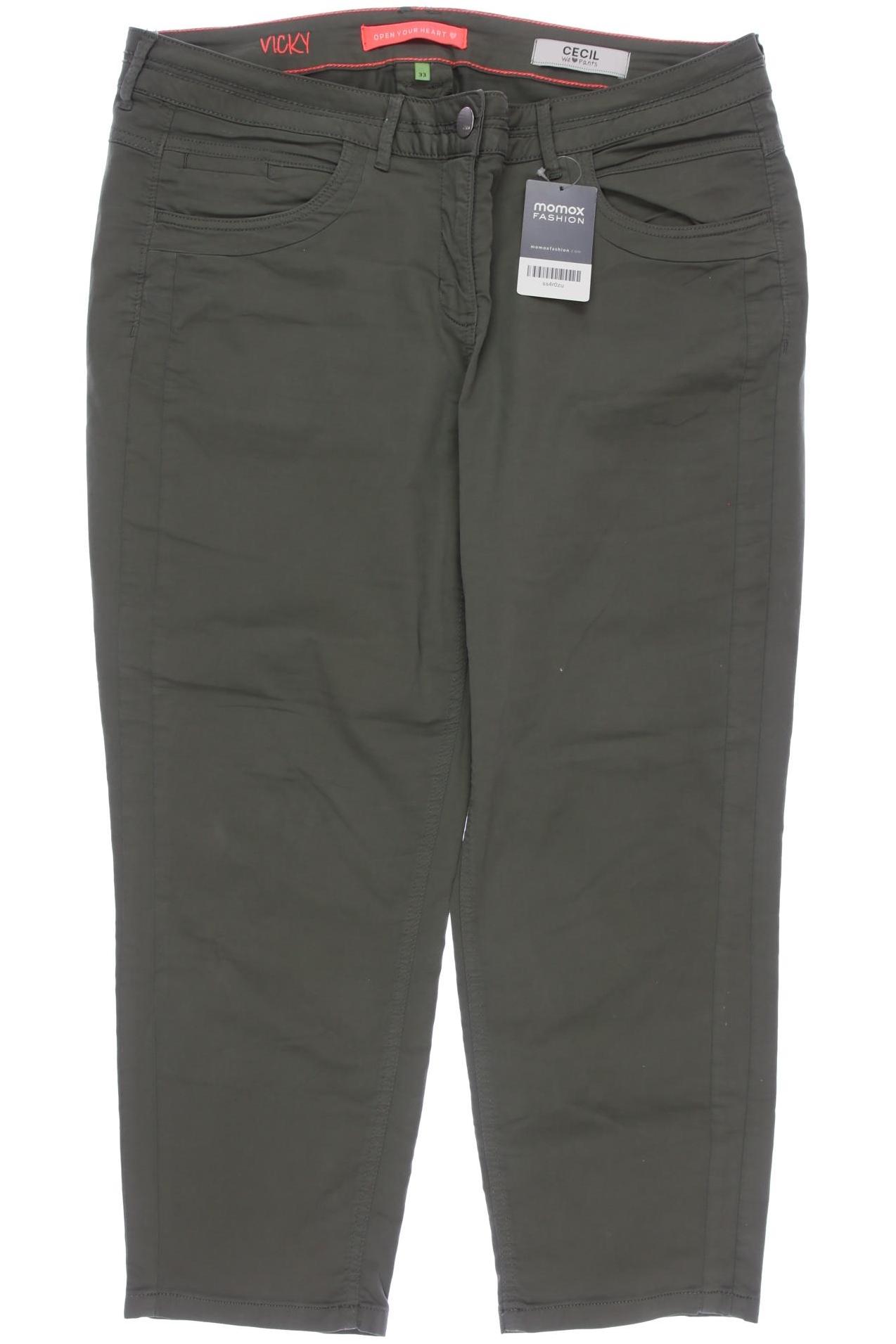 

Cecil Damen Stoffhose, grün, Gr. 33