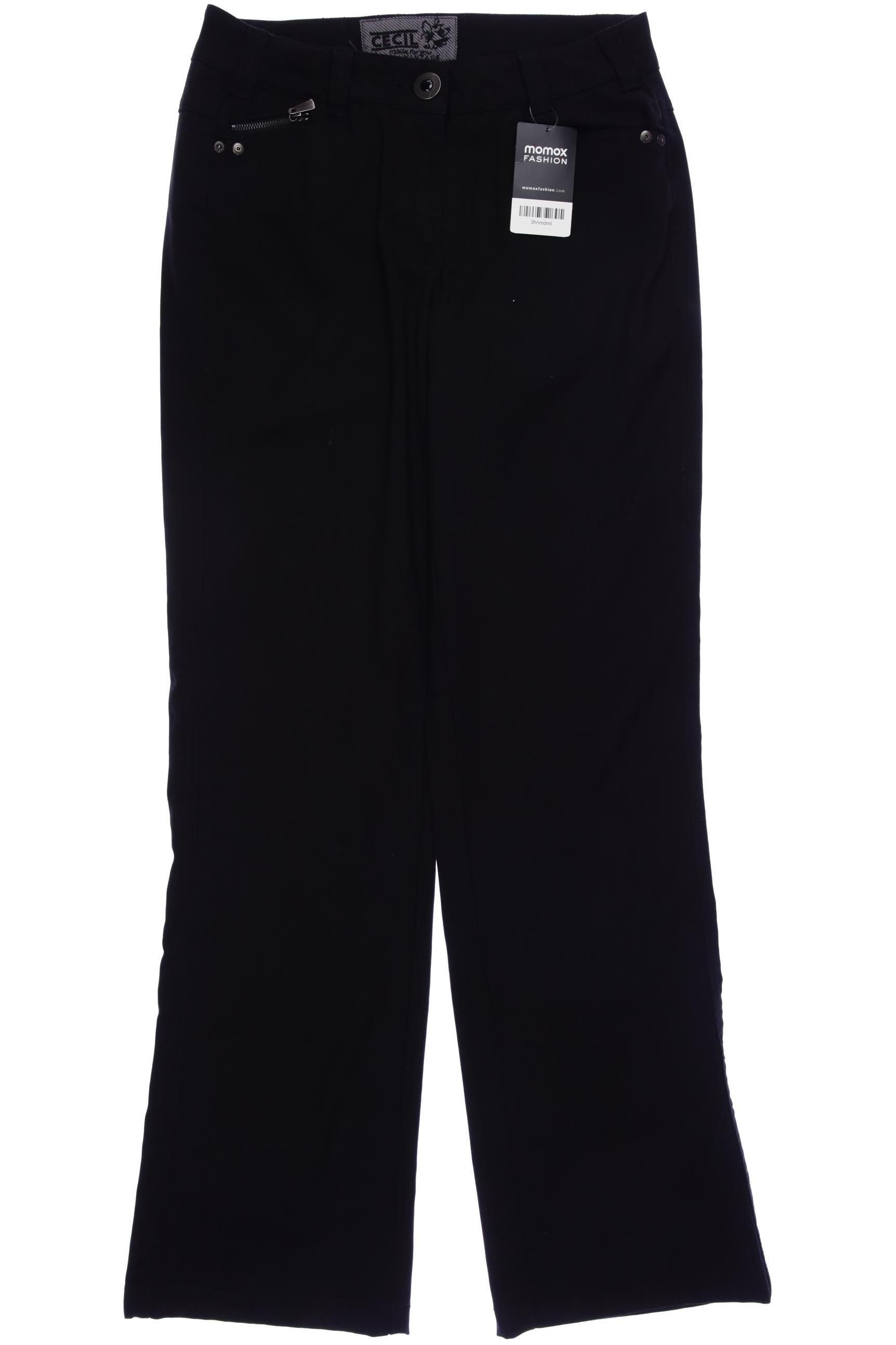 

Cecil Damen Stoffhose, schwarz, Gr. 38