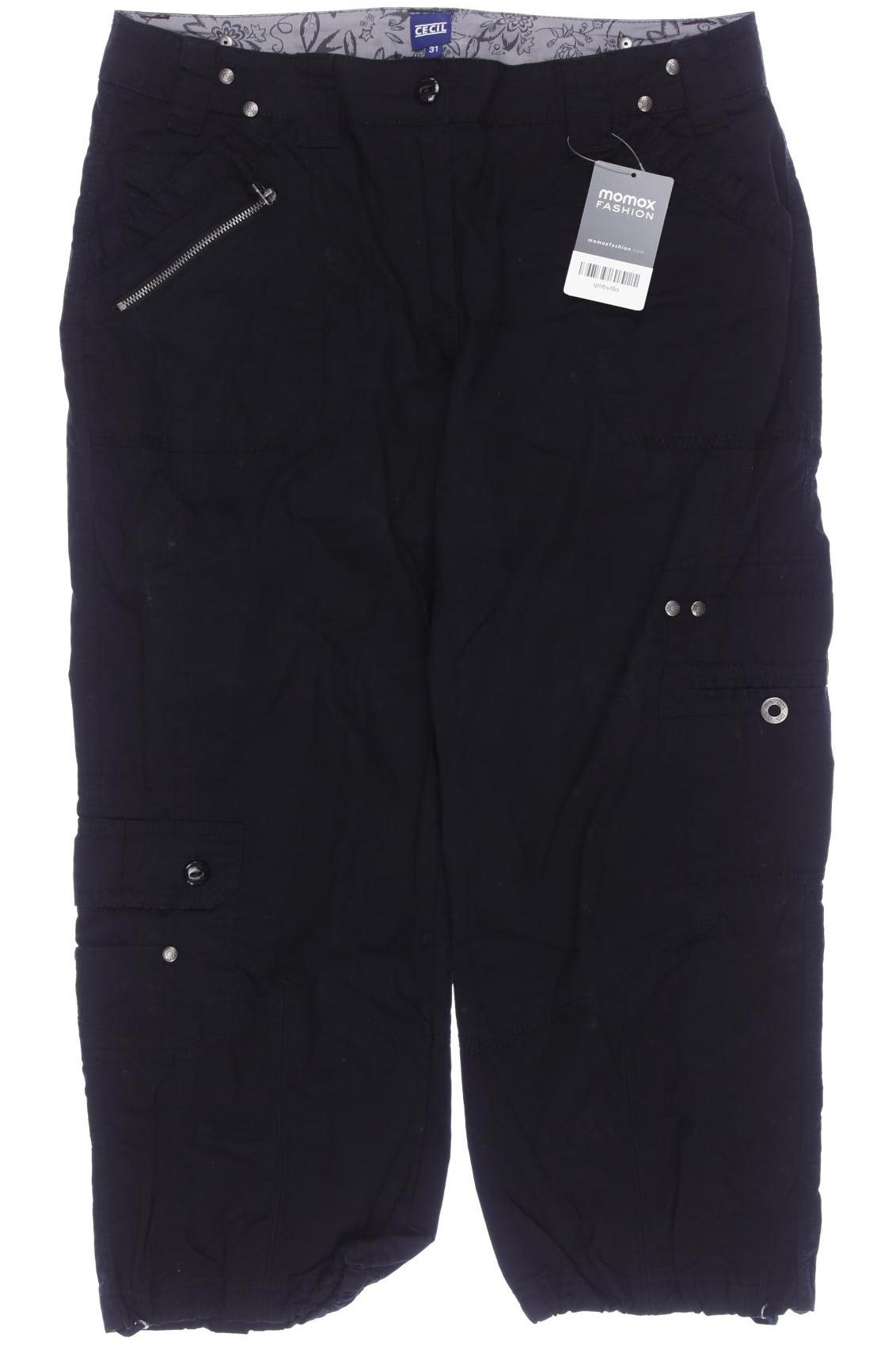 

Cecil Damen Stoffhose, schwarz, Gr. 31