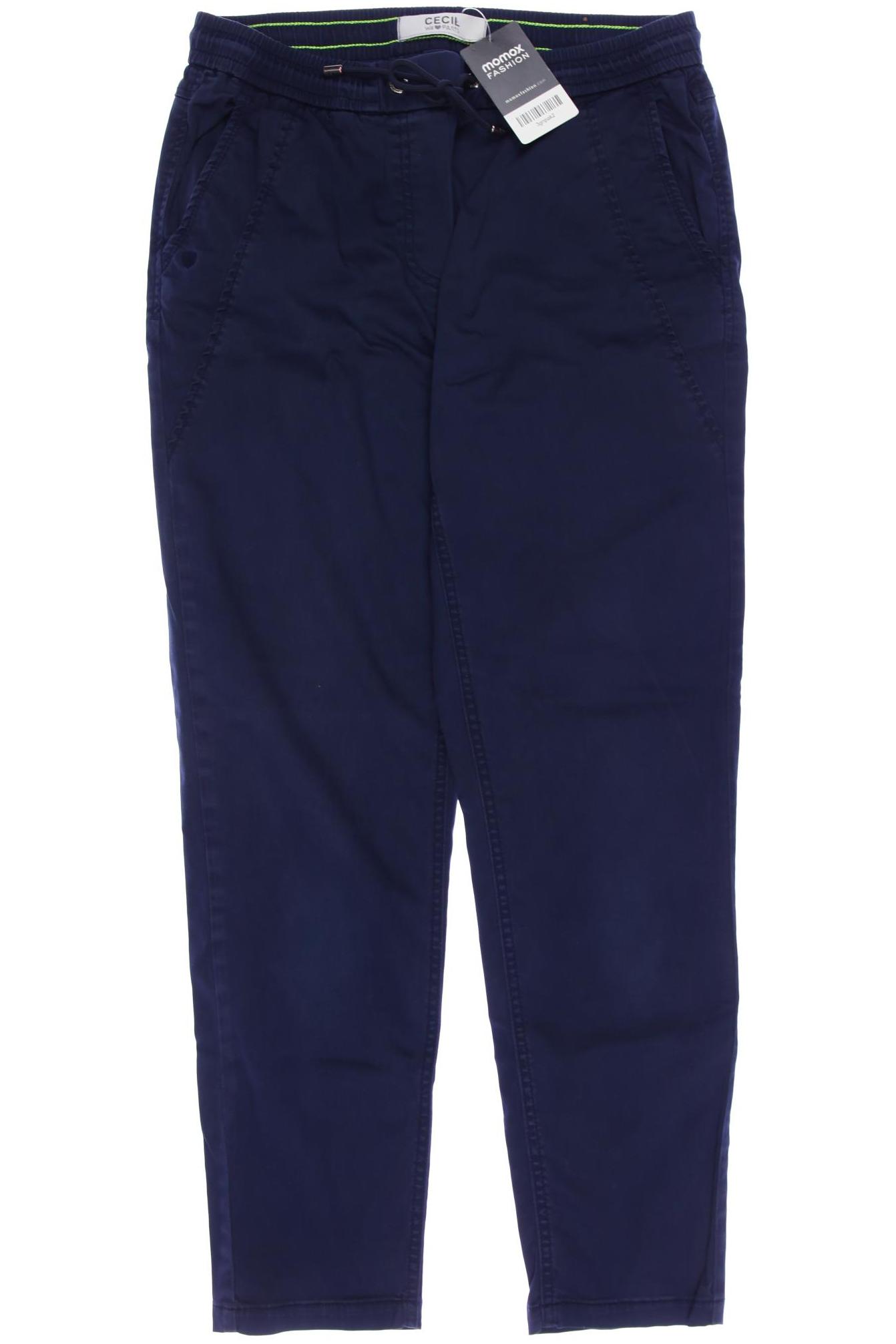 

Cecil Damen Stoffhose, blau, Gr. 38