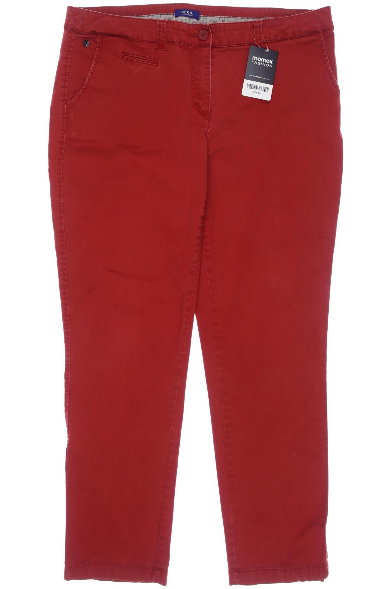 

Cecil Damen Stoffhose, rot, Gr. 33