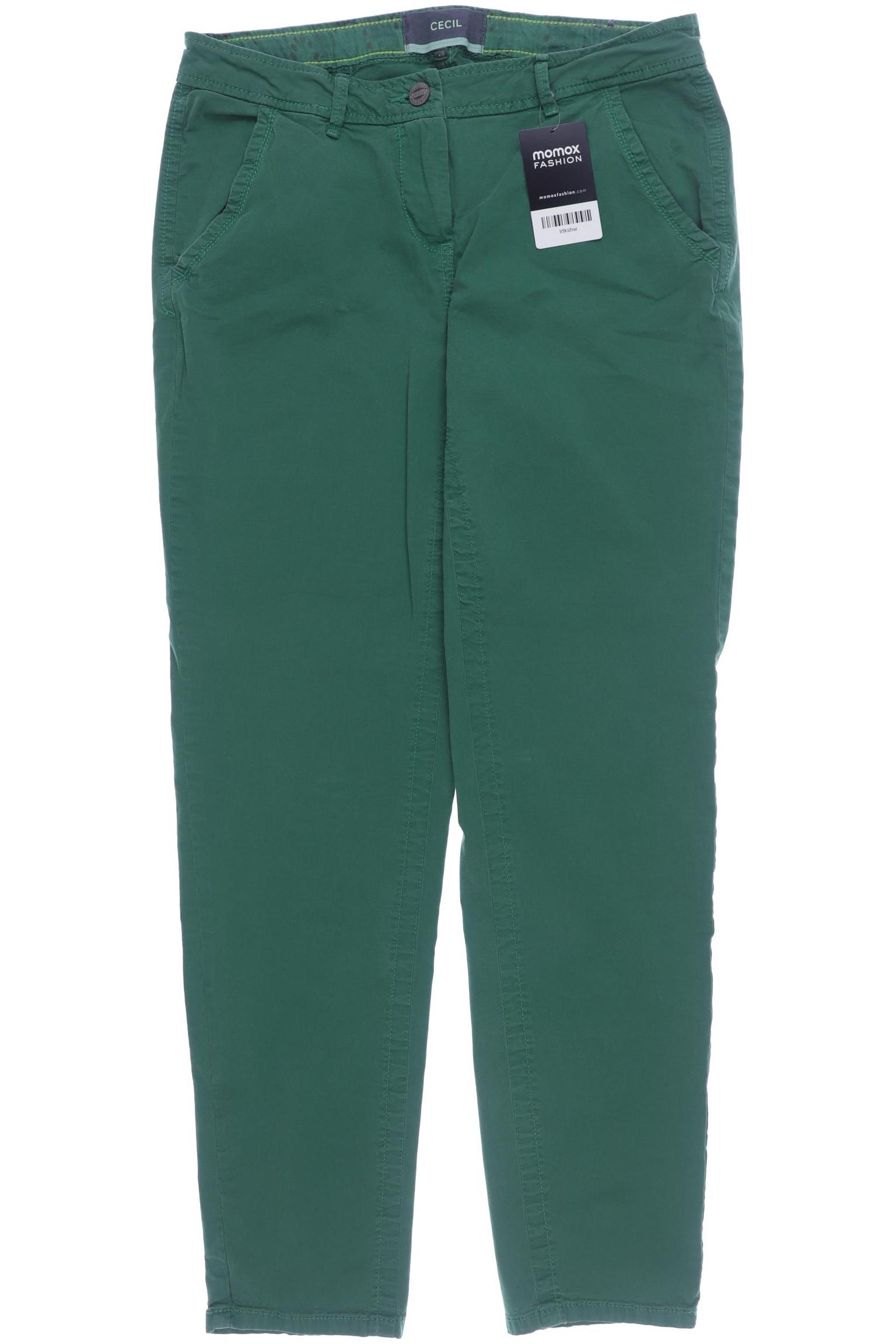 

Cecil Damen Stoffhose, grün, Gr. 28