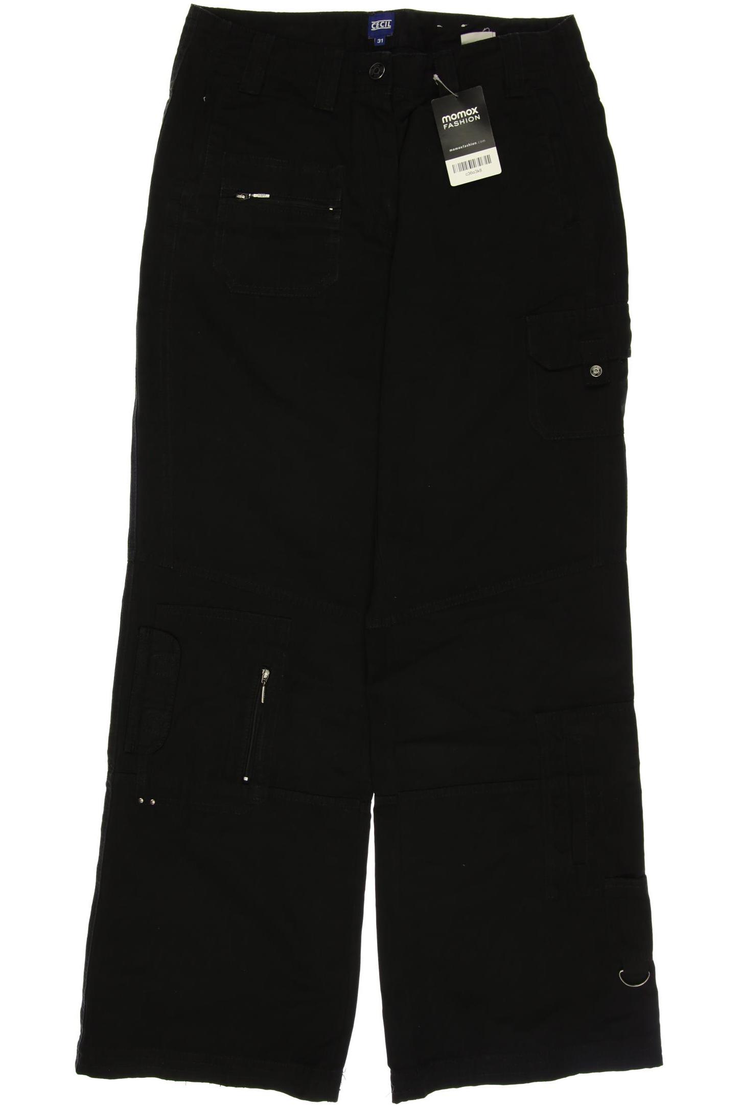 

Cecil Damen Stoffhose, schwarz, Gr. 42