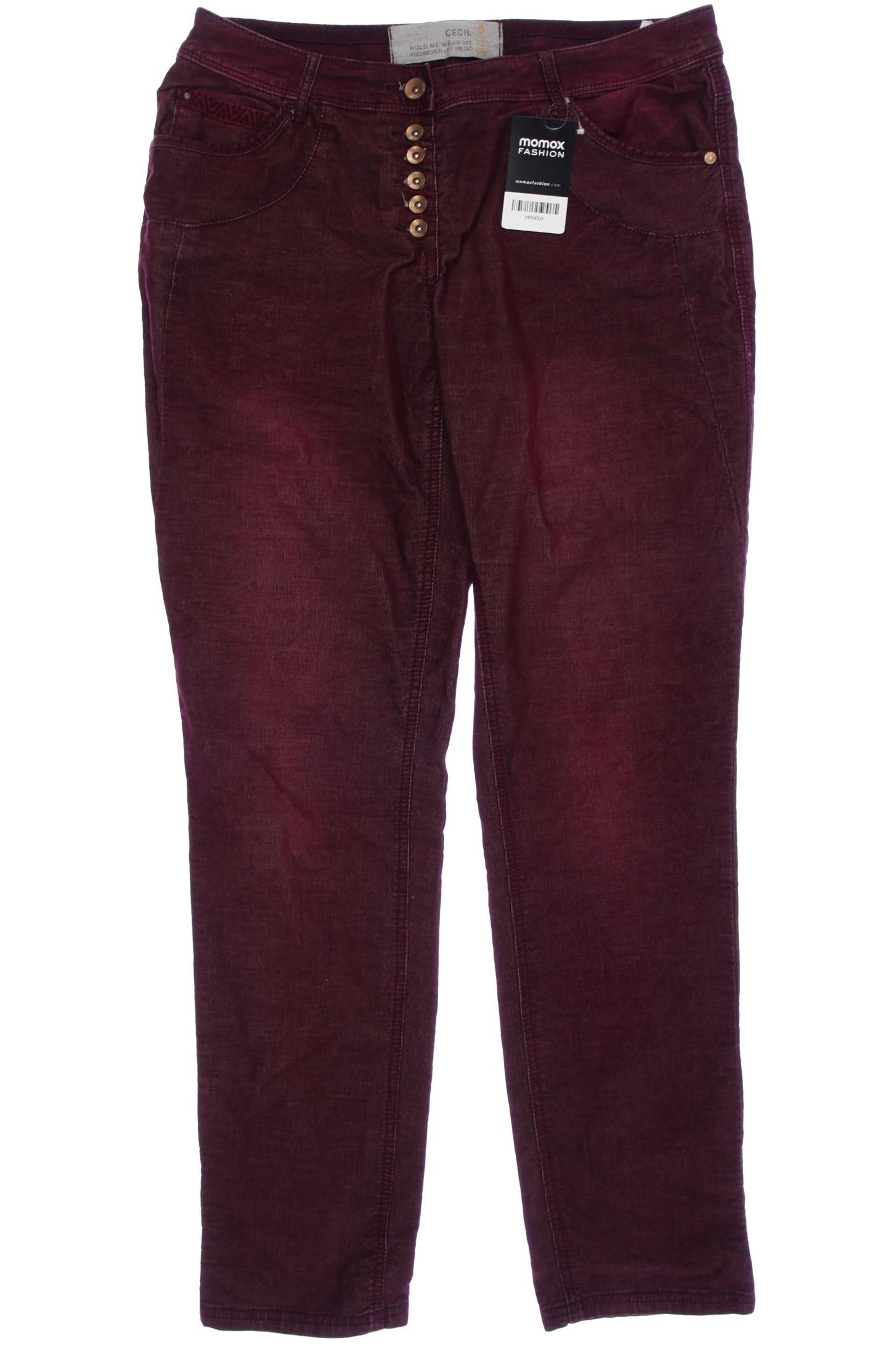 

Cecil Damen Stoffhose, bordeaux, Gr. 30