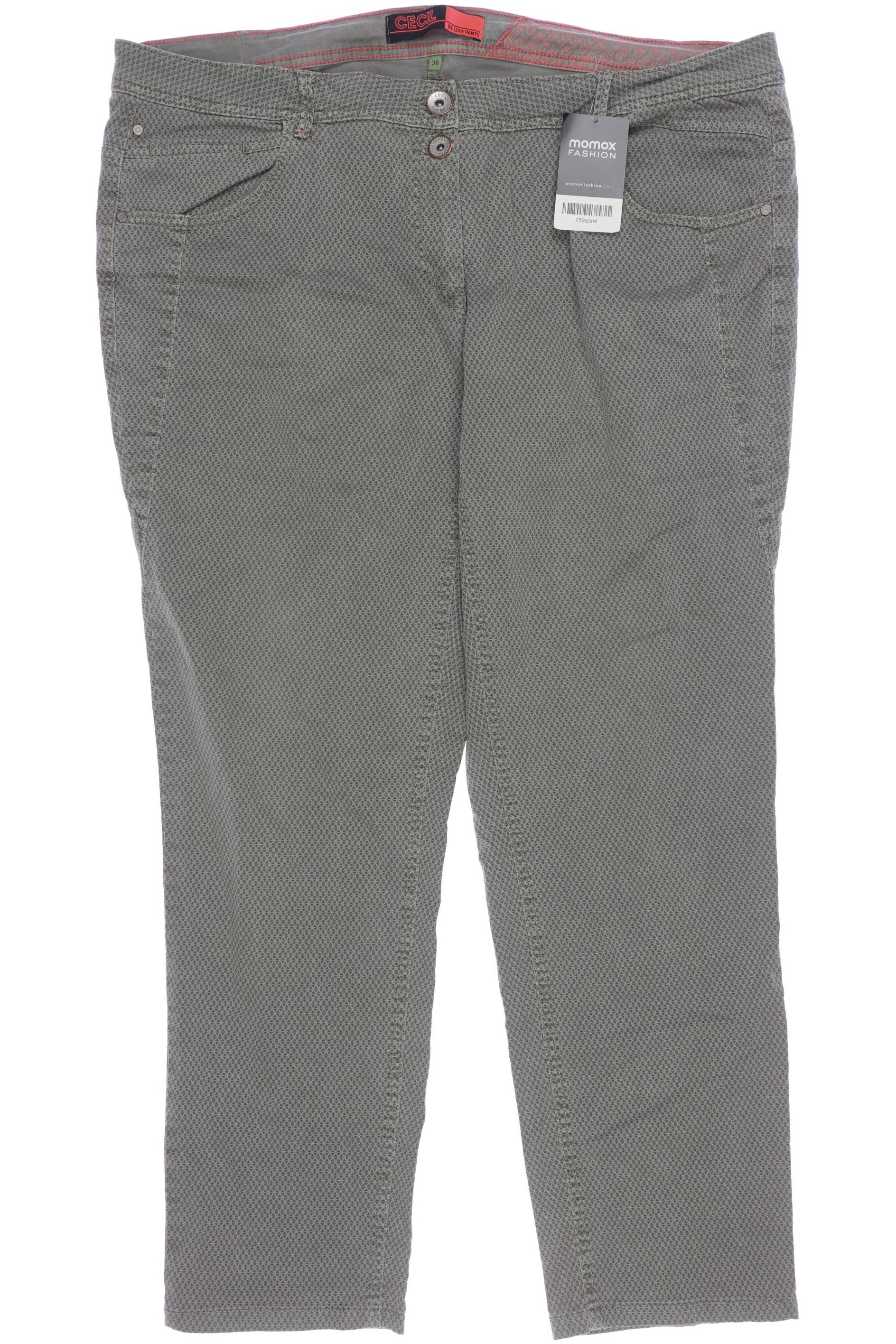 

Cecil Damen Stoffhose, grün, Gr. 36