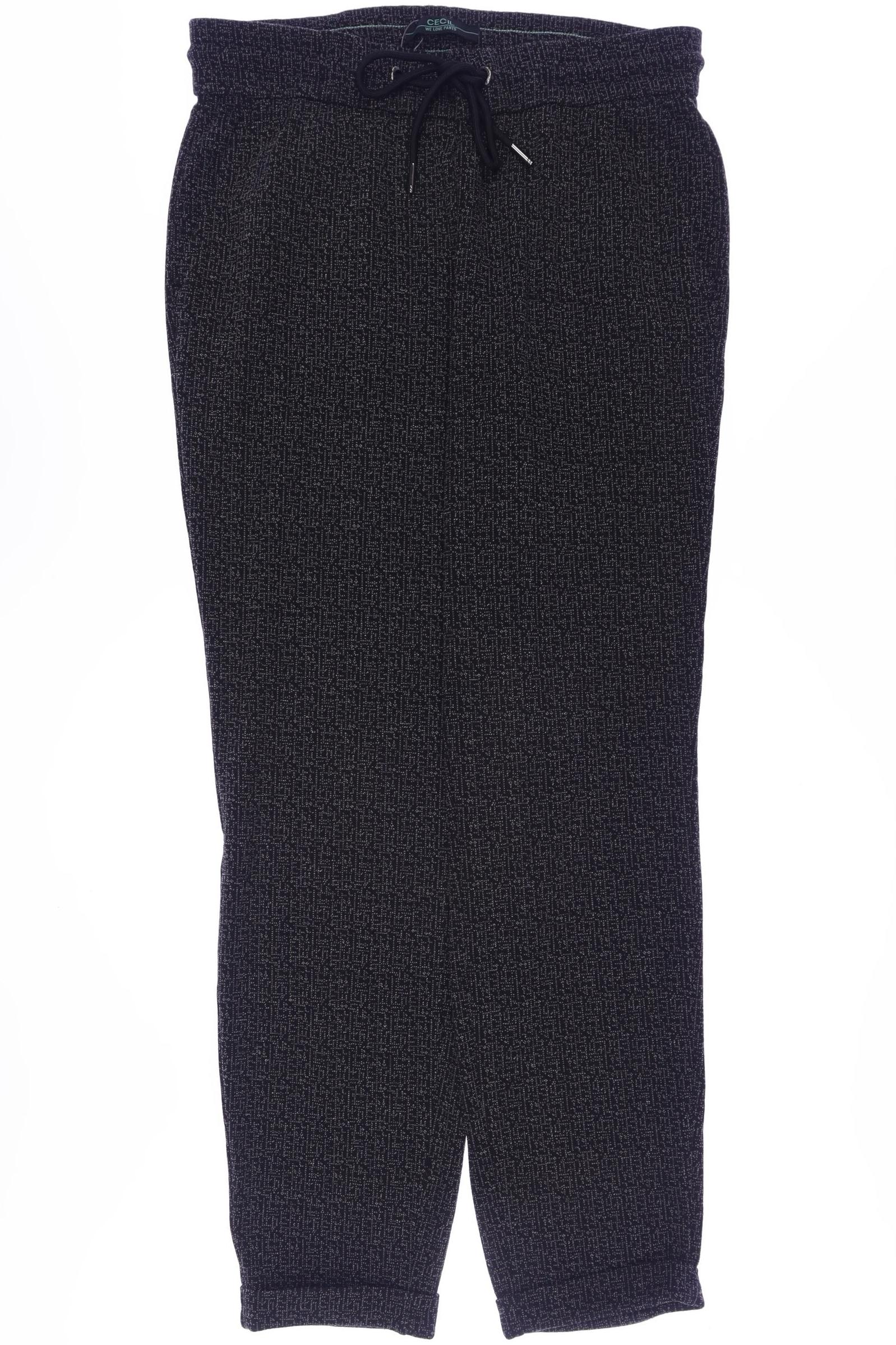

Cecil Damen Stoffhose, schwarz, Gr. 0