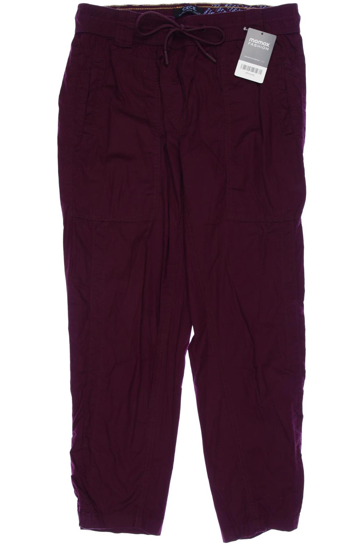 

Cecil Damen Stoffhose, bordeaux, Gr. 0