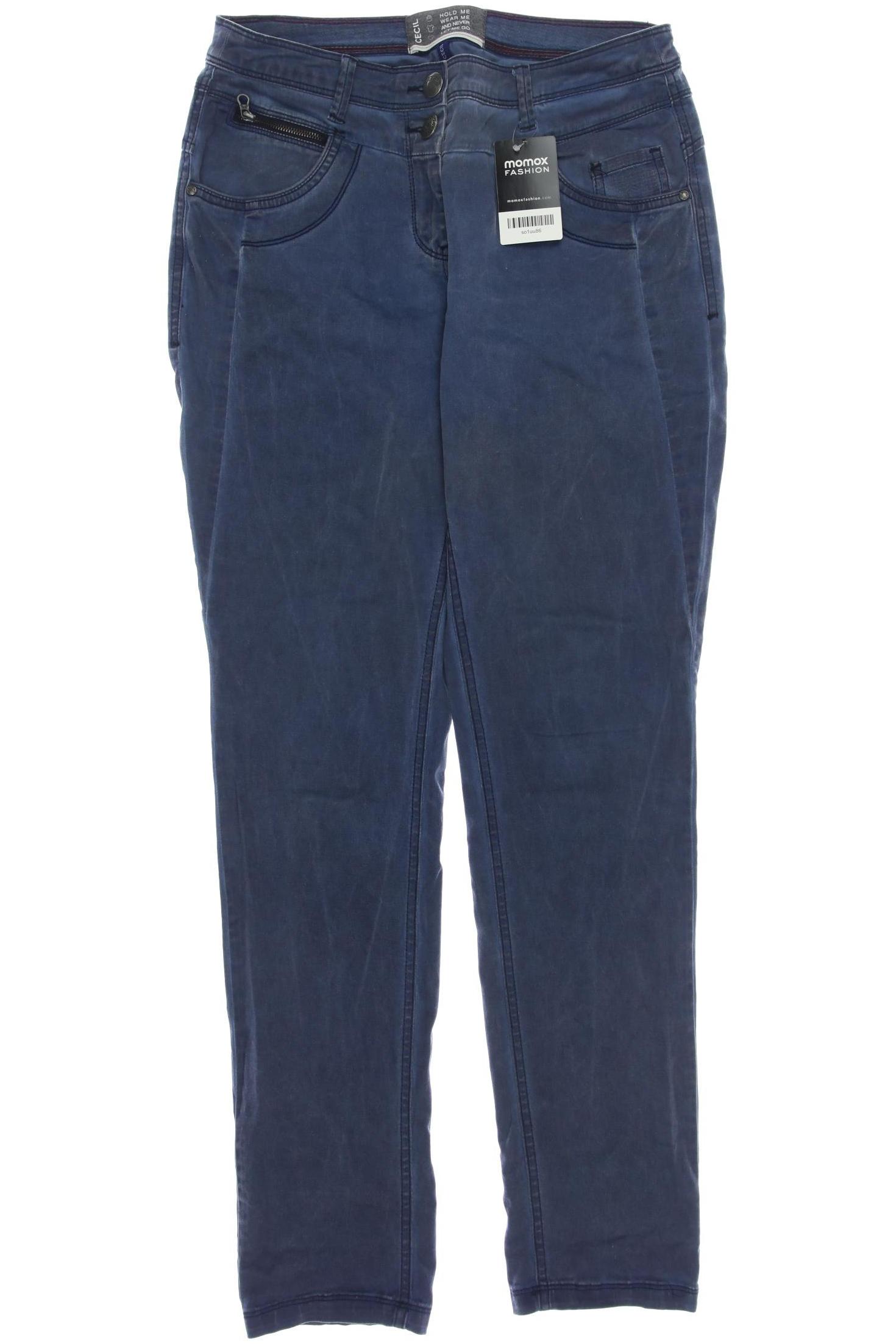 

Cecil Damen Stoffhose, blau, Gr. 26