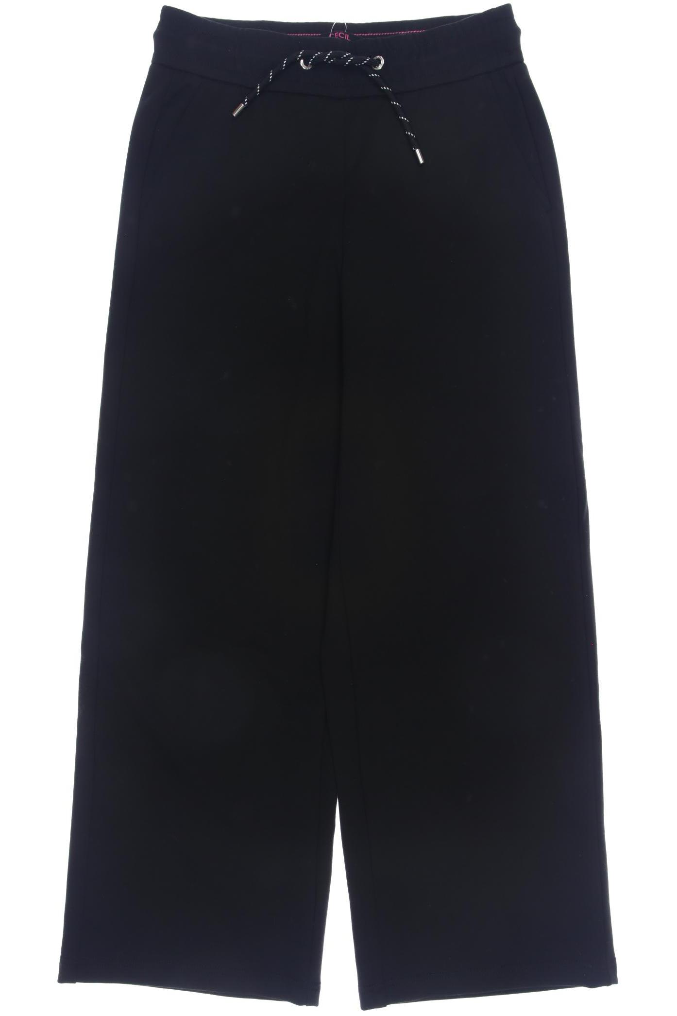 

Cecil Damen Stoffhose, schwarz, Gr. 0