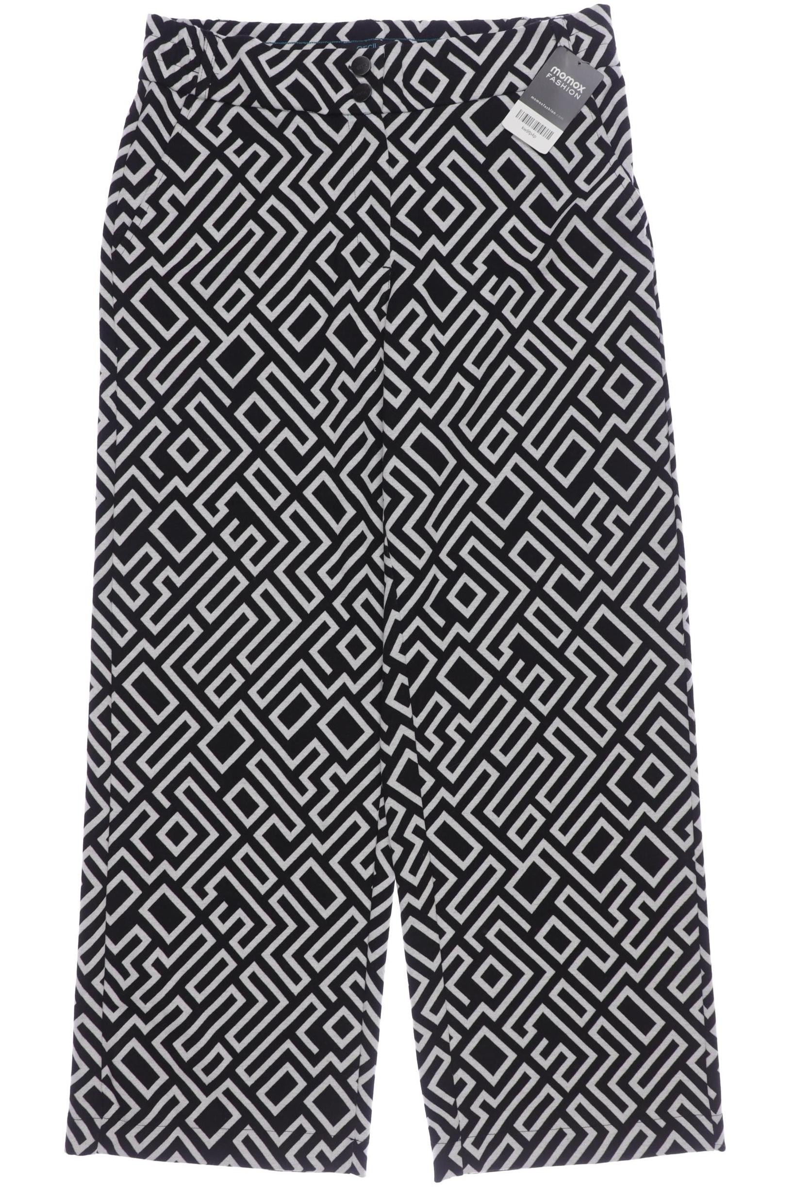 

Cecil Damen Stoffhose, schwarz, Gr. 0