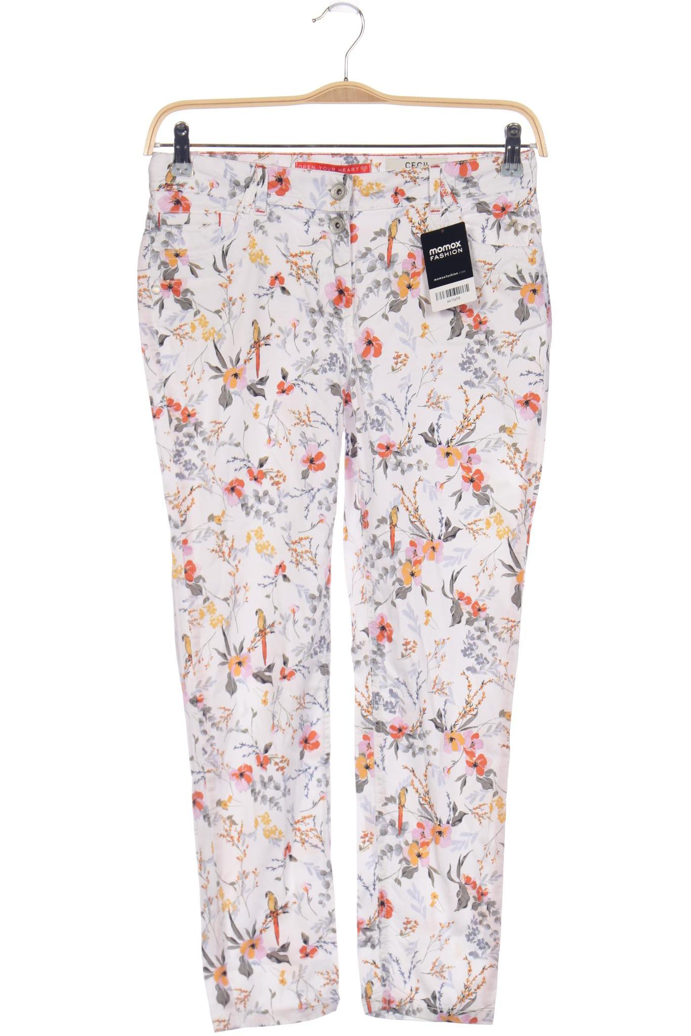 

CECIL Damen Stoffhose, weiß