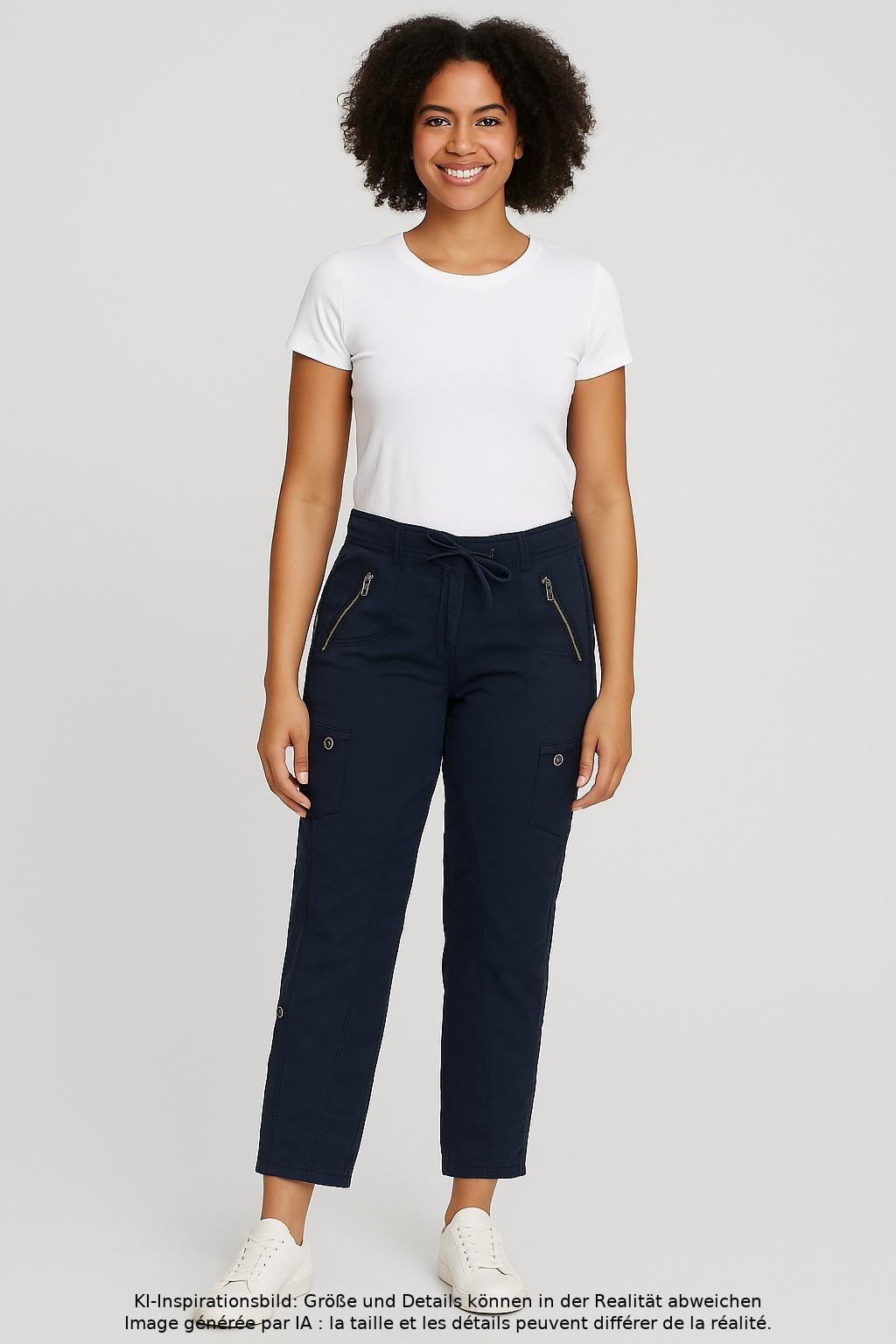 

Cecil Damen Stoffhose, marineblau, Gr. 30