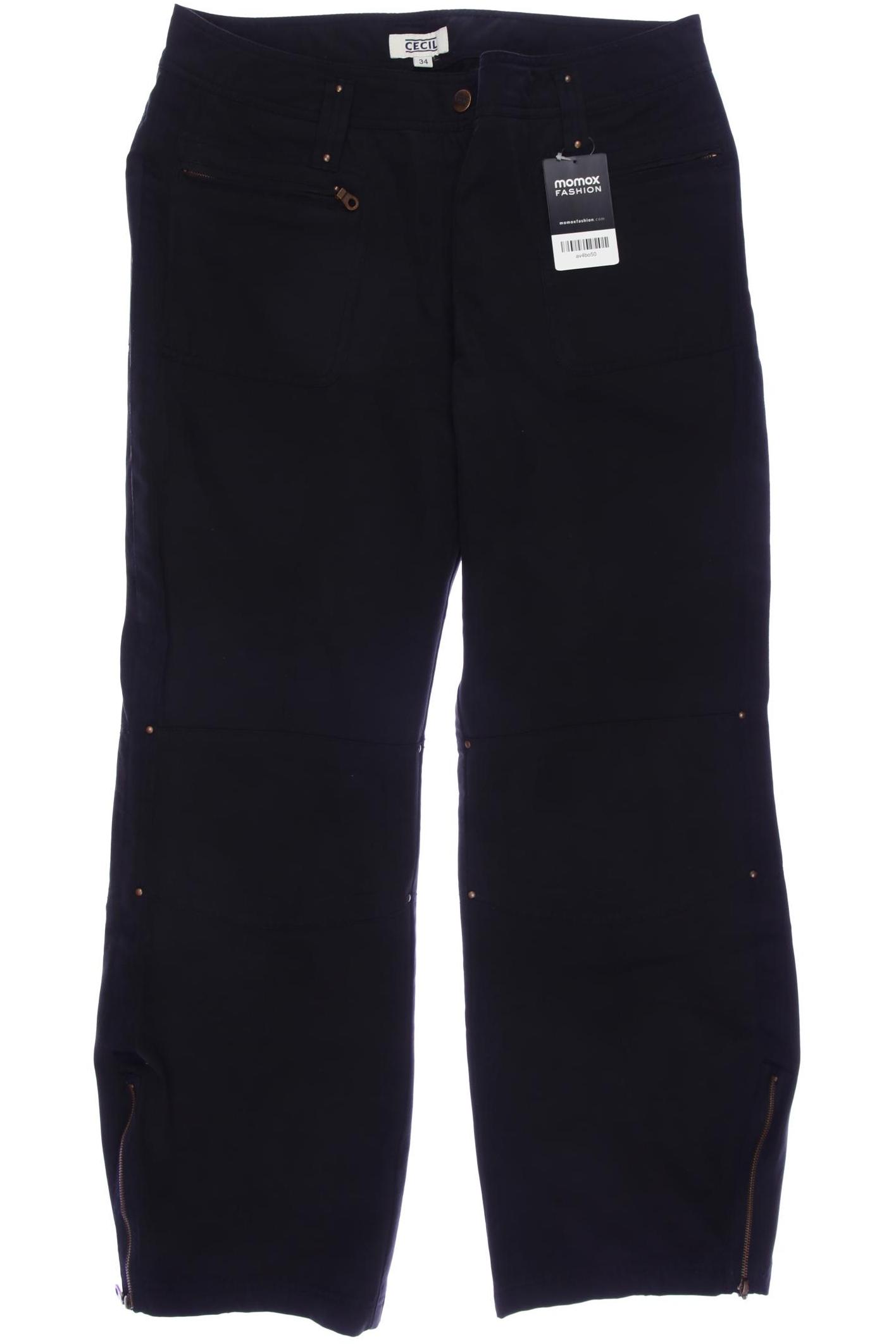 

Cecil Damen Stoffhose, schwarz, Gr. 34