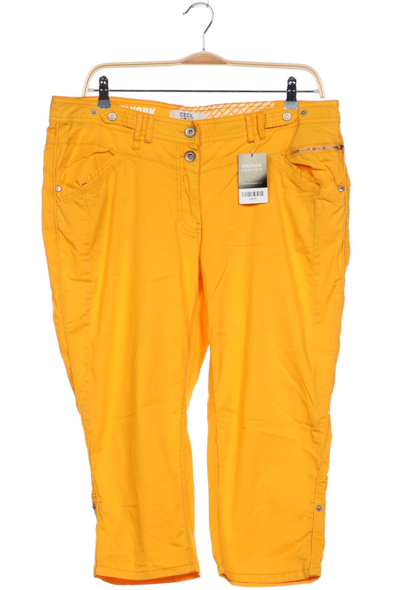 

Cecil Damen Stoffhose, gelb, Gr. 38