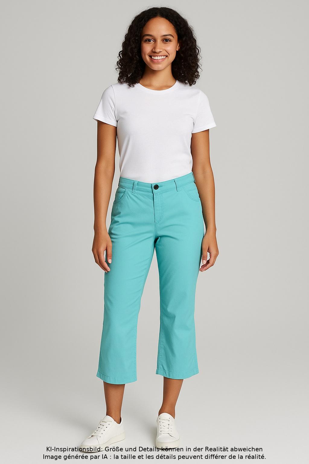 

Cecil Damen Stoffhose, türkis, Gr. 32