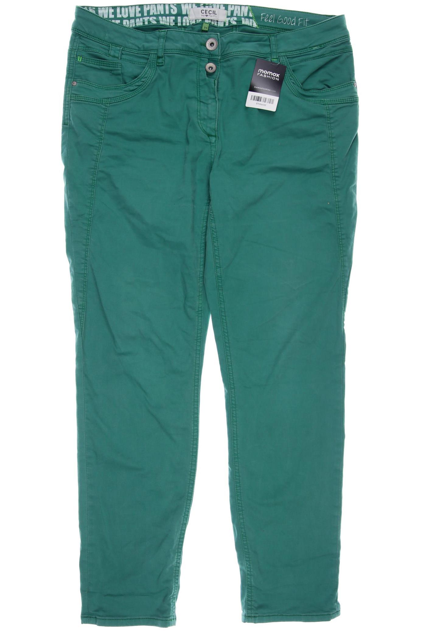 

CECIL Damen Stoffhose, grün
