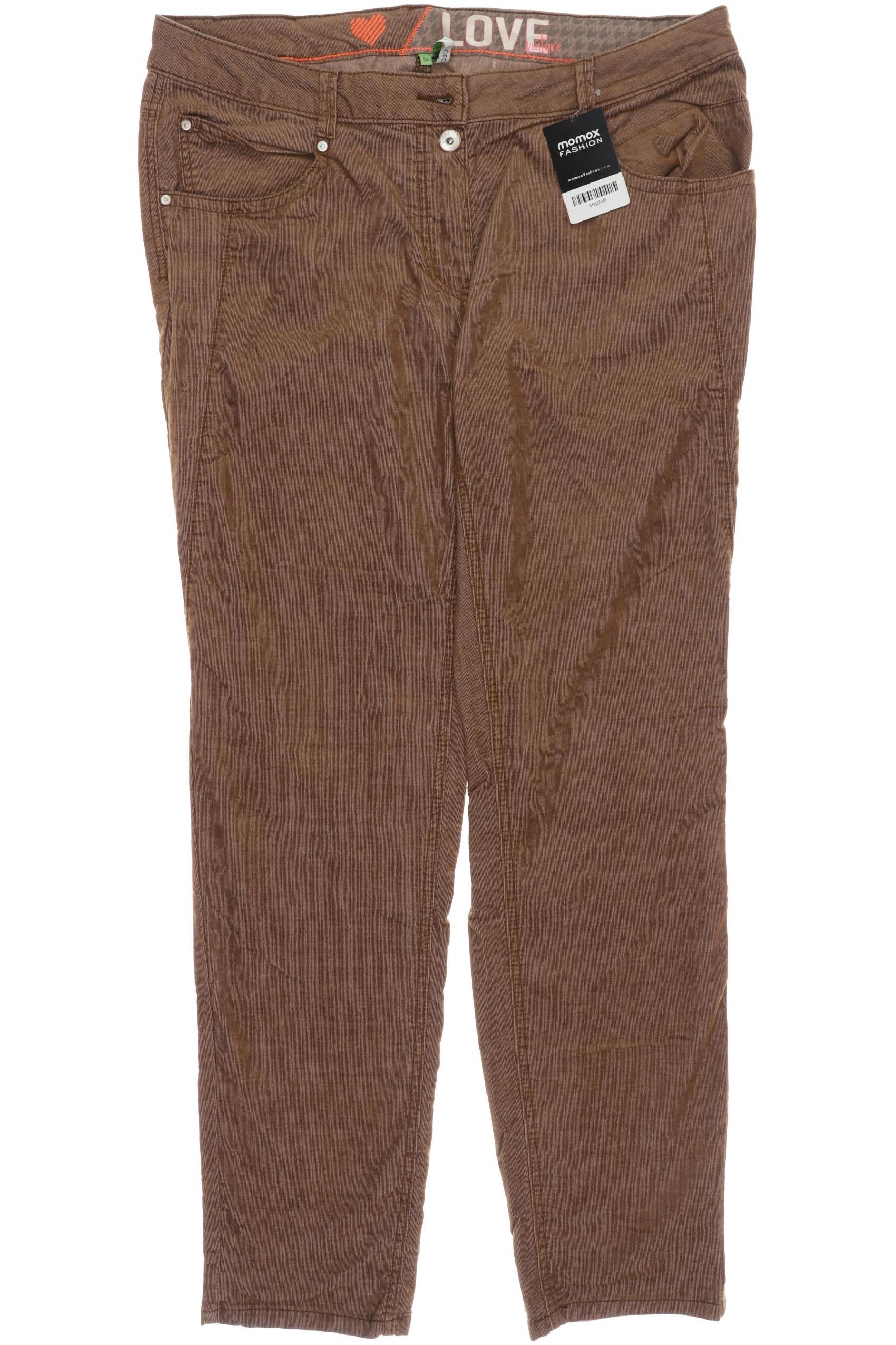 

Cecil Damen Stoffhose, braun, Gr. 34