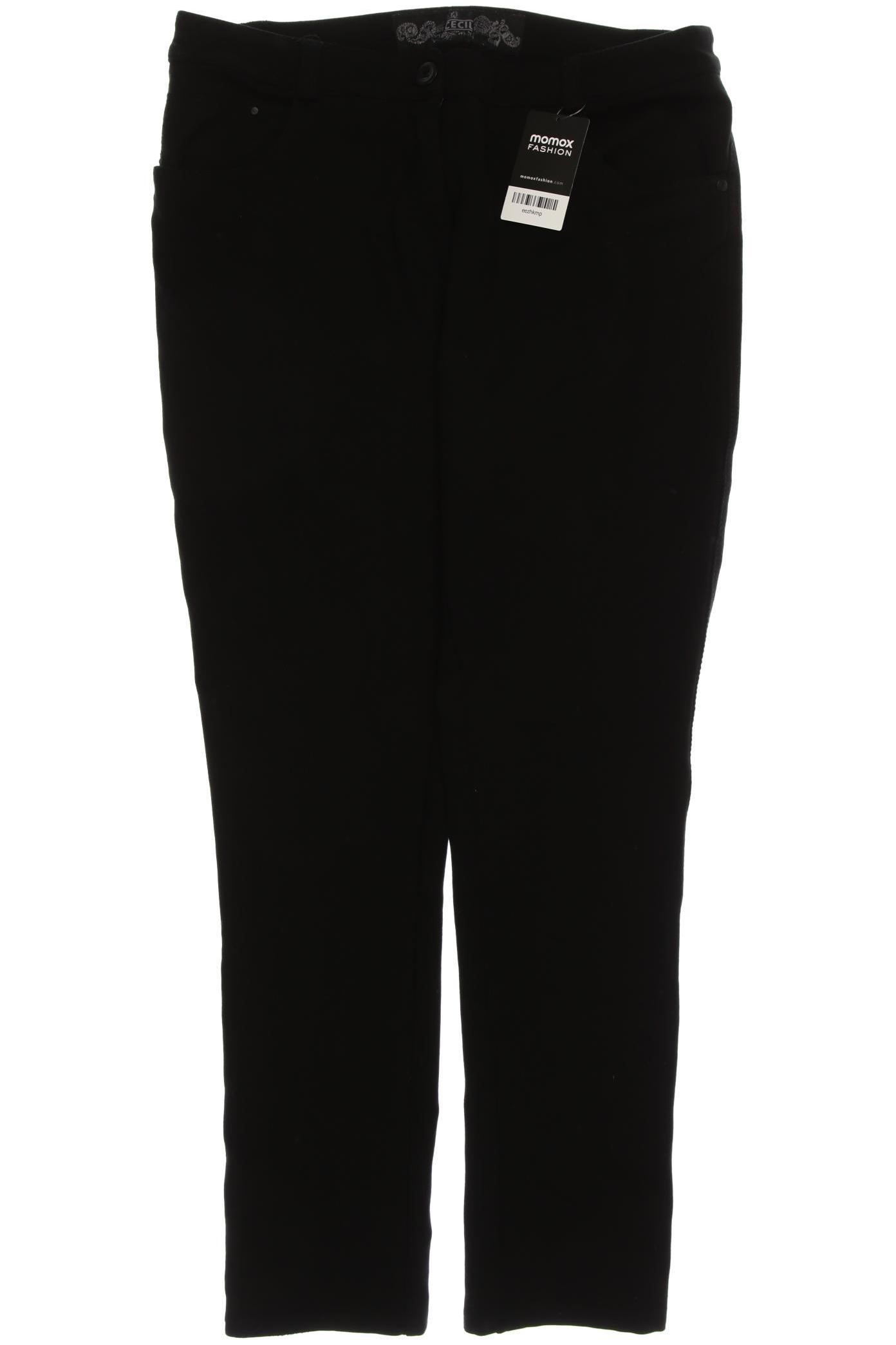 

CECIL Damen Stoffhose, schwarz