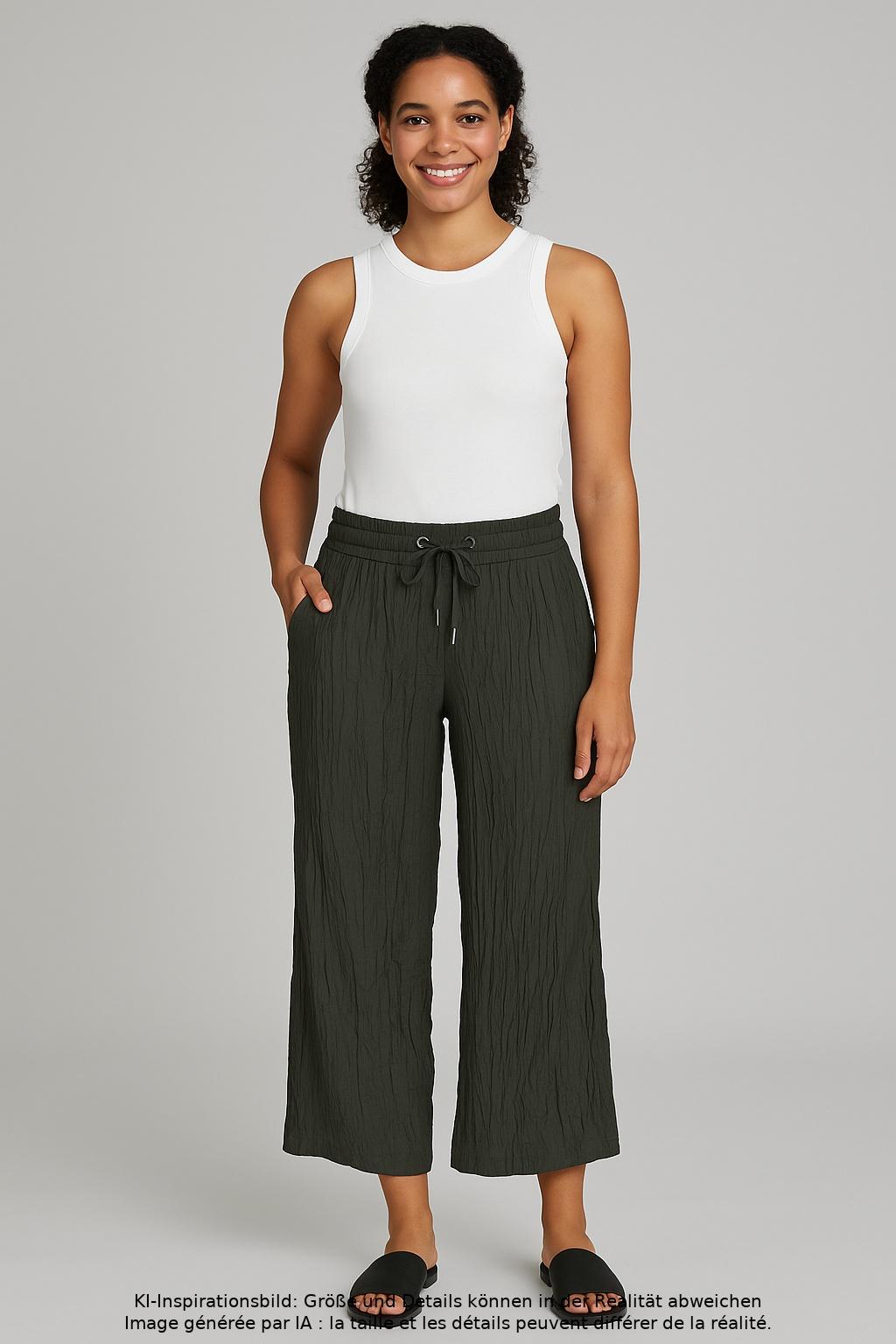 

Cecil Damen Stoffhose, grün, Gr. 0