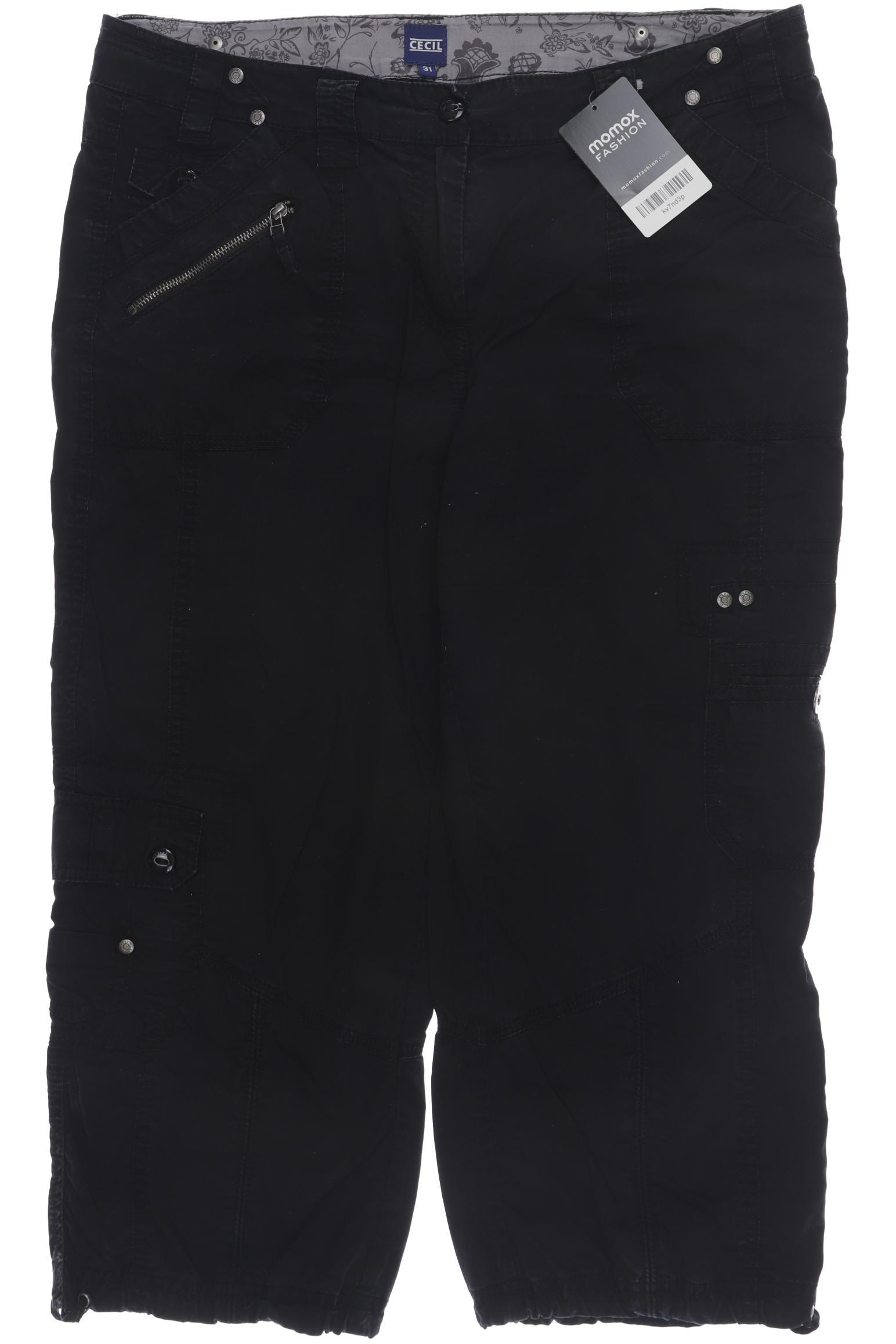 

Cecil Damen Stoffhose, schwarz, Gr. 42