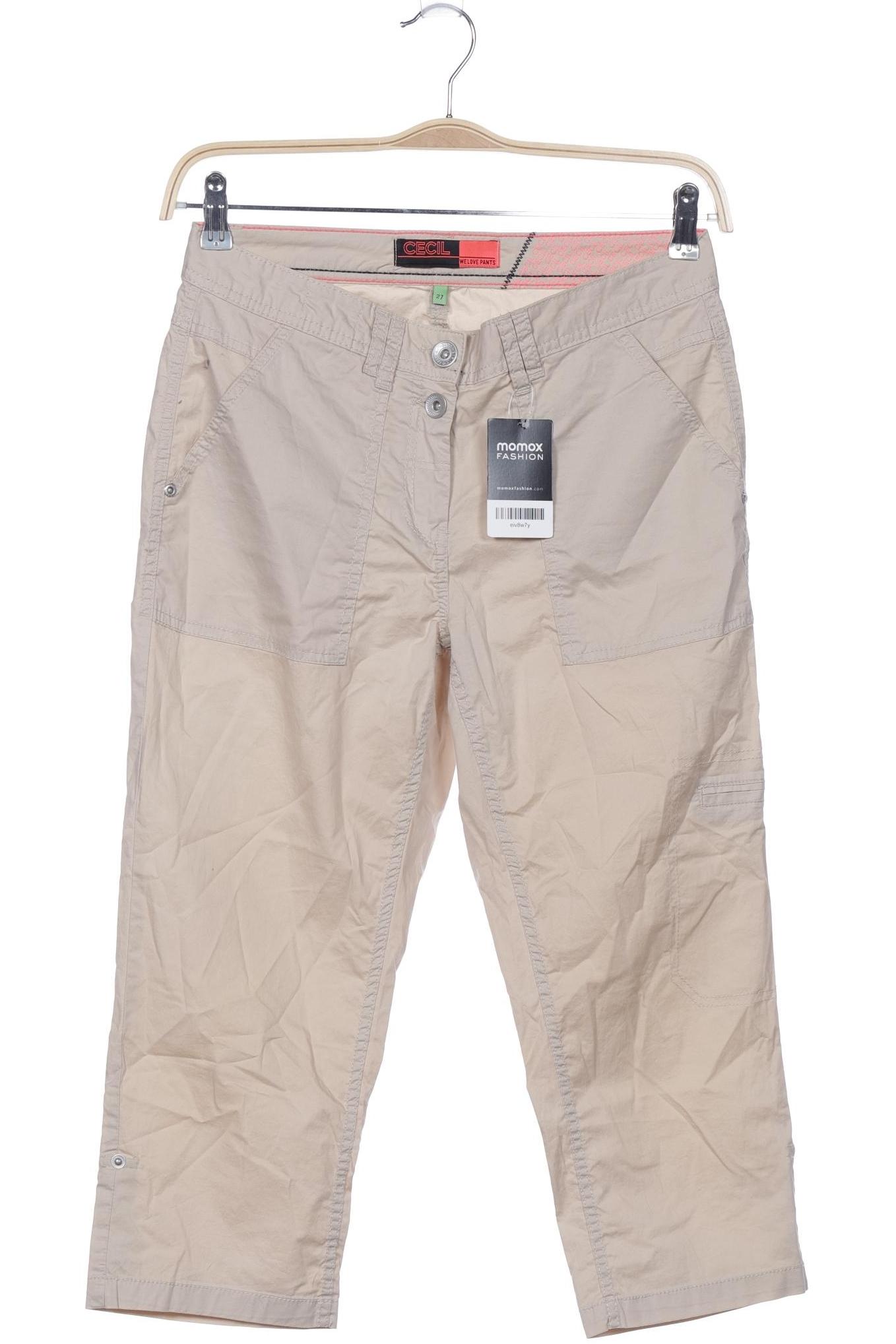 

Cecil Damen Stoffhose, beige, Gr. 27