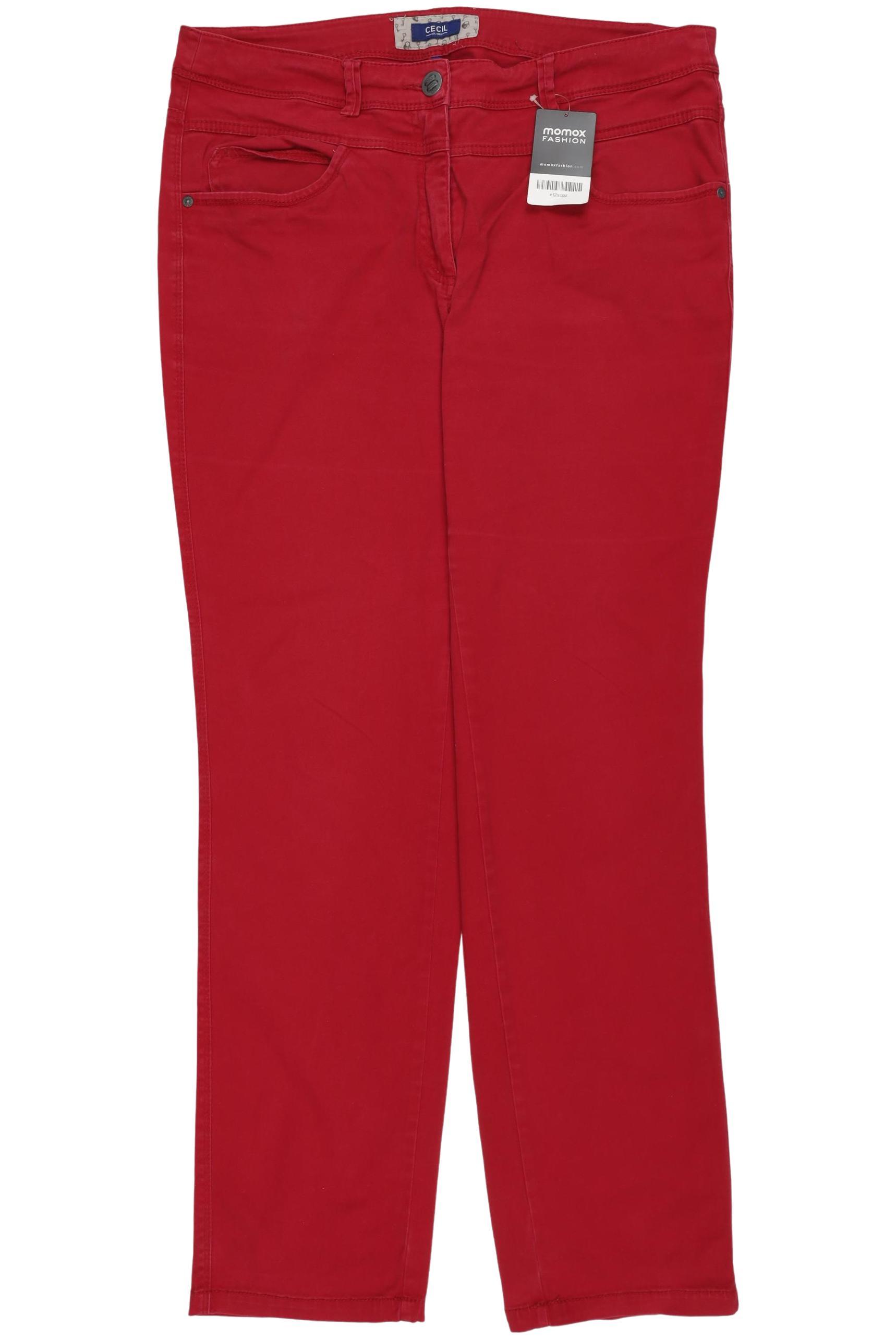 

Cecil Damen Stoffhose, rot, Gr. 34