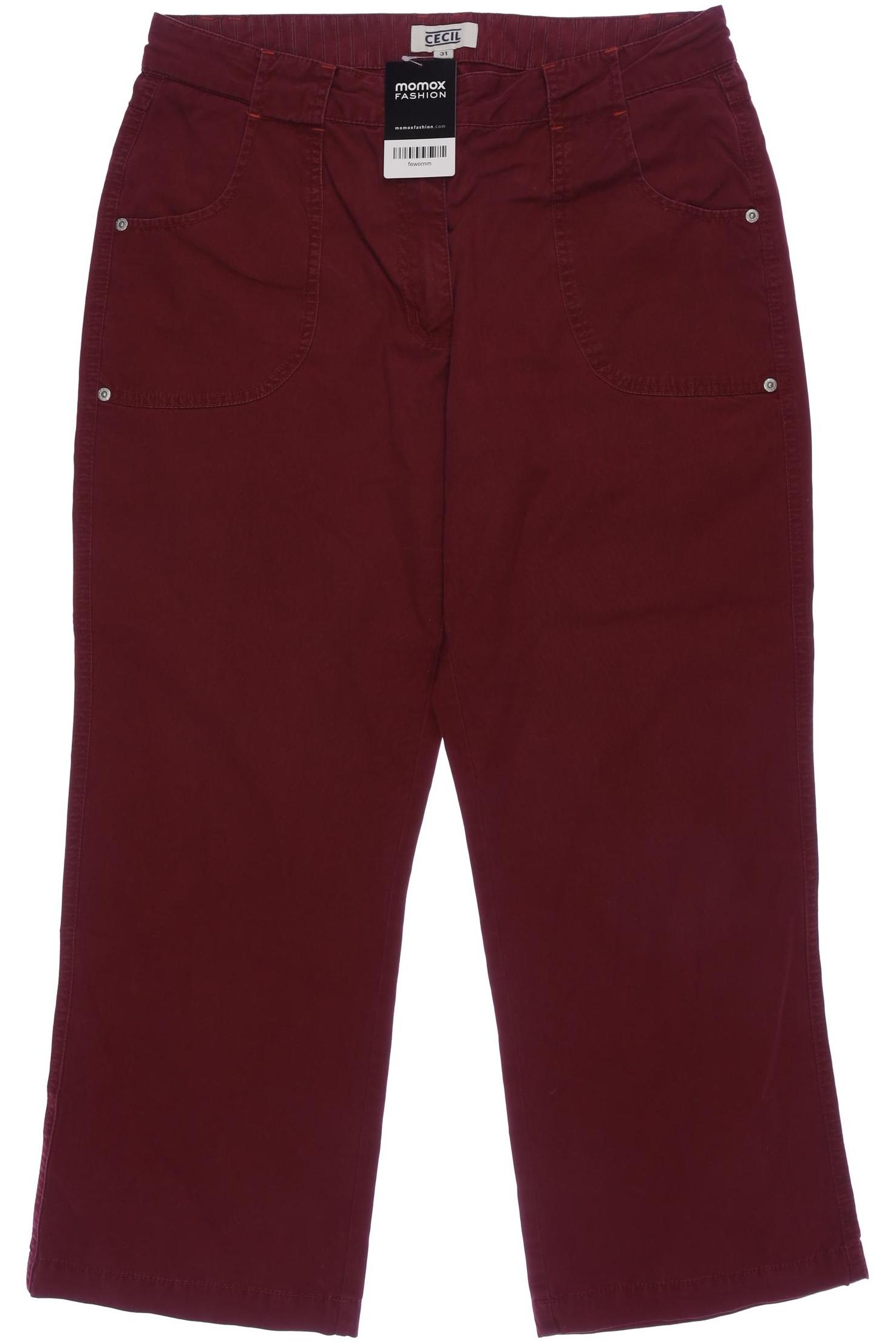 

Cecil Damen Stoffhose, bordeaux, Gr. 31