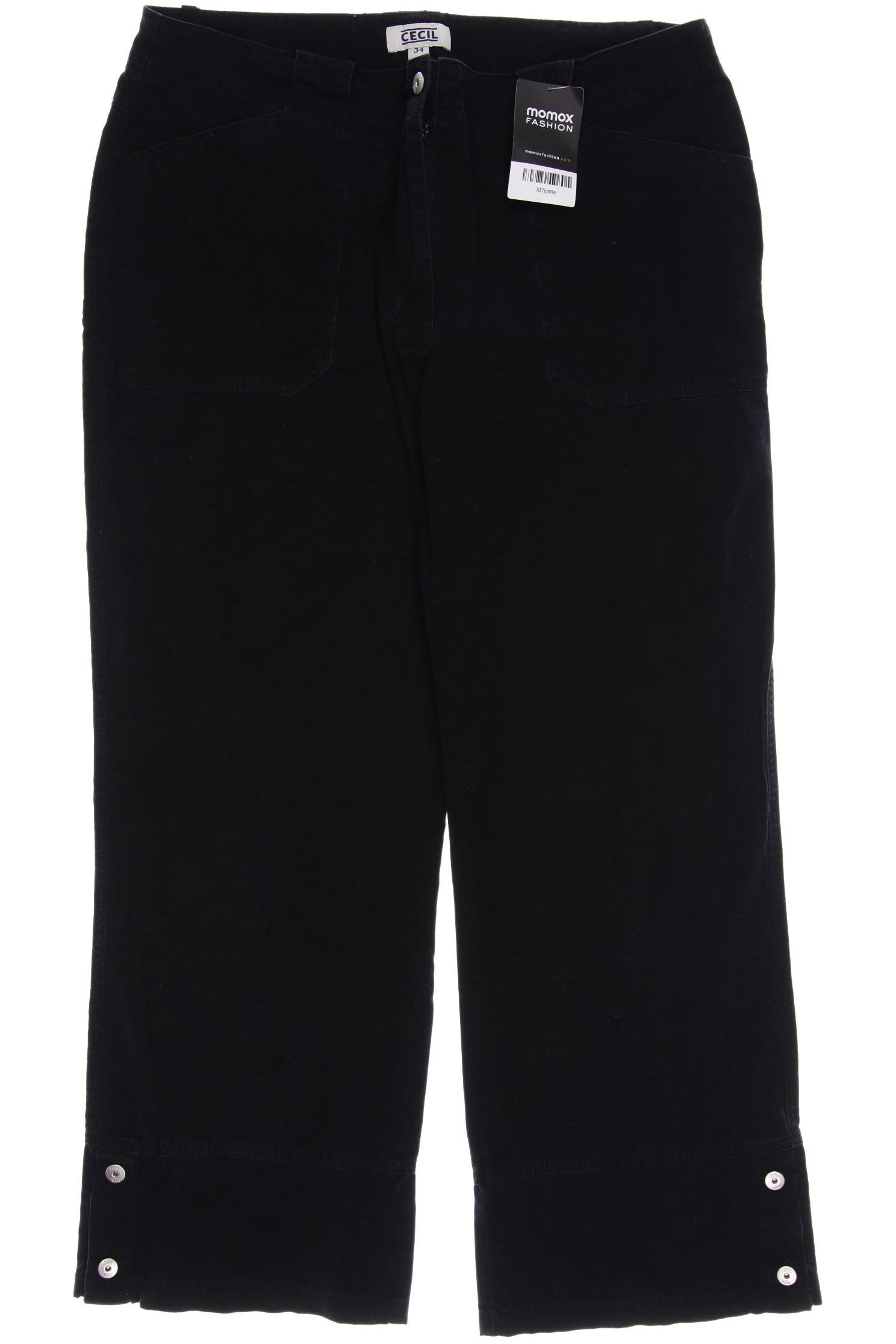 

Cecil Damen Stoffhose, schwarz, Gr. 34