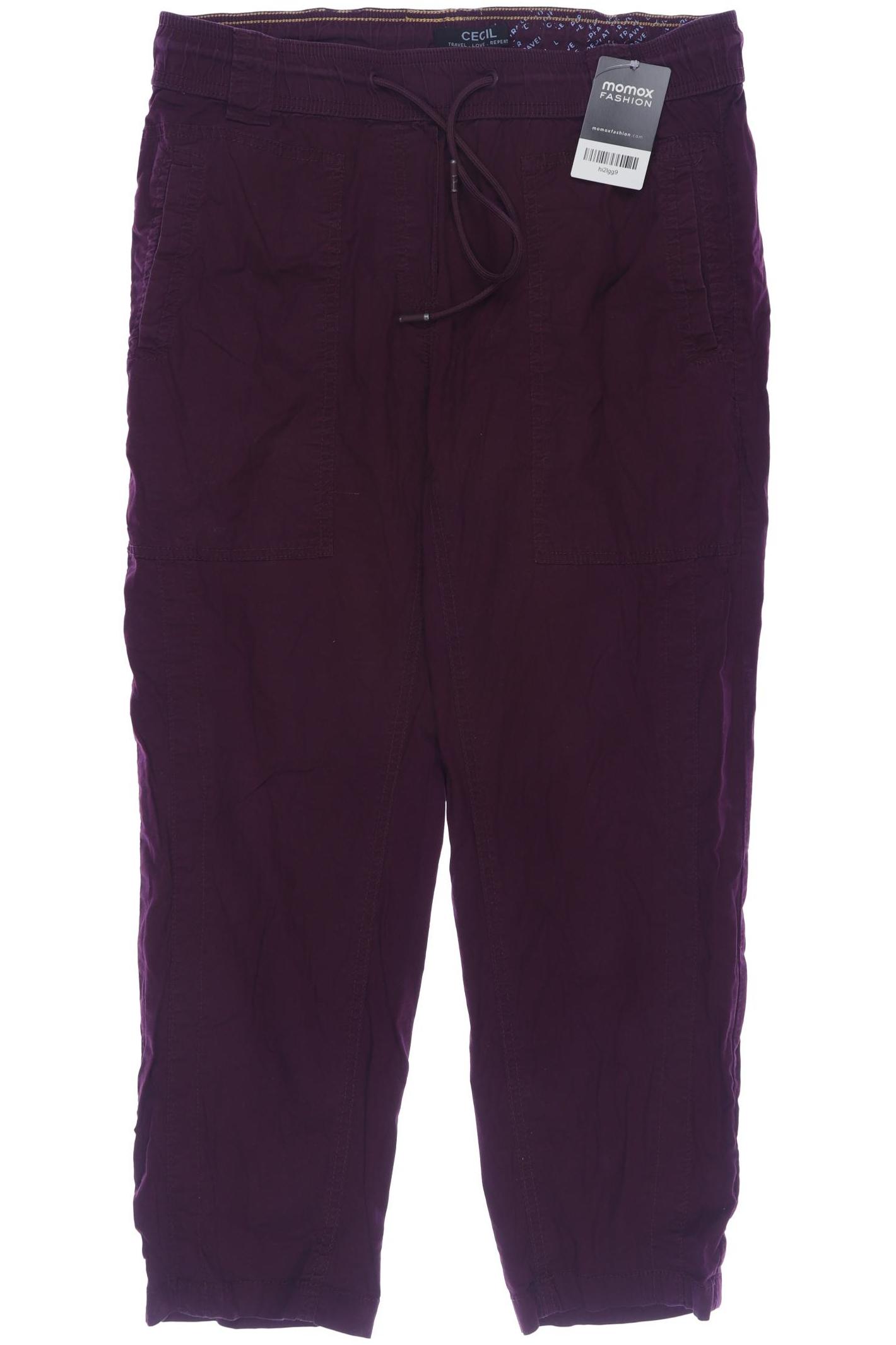 

Cecil Damen Stoffhose, bordeaux, Gr. 0