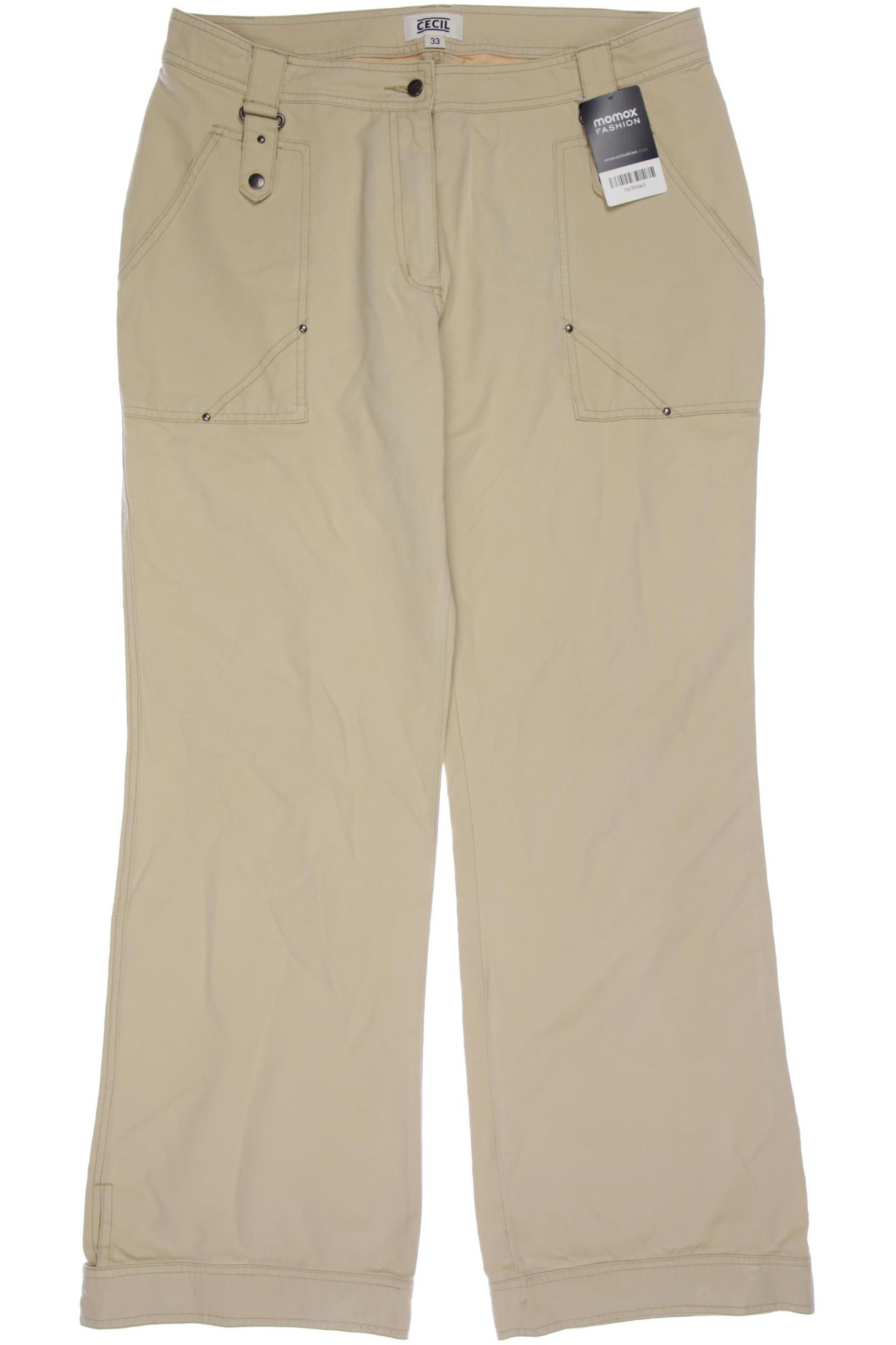 

Cecil Damen Stoffhose, beige, Gr. 44