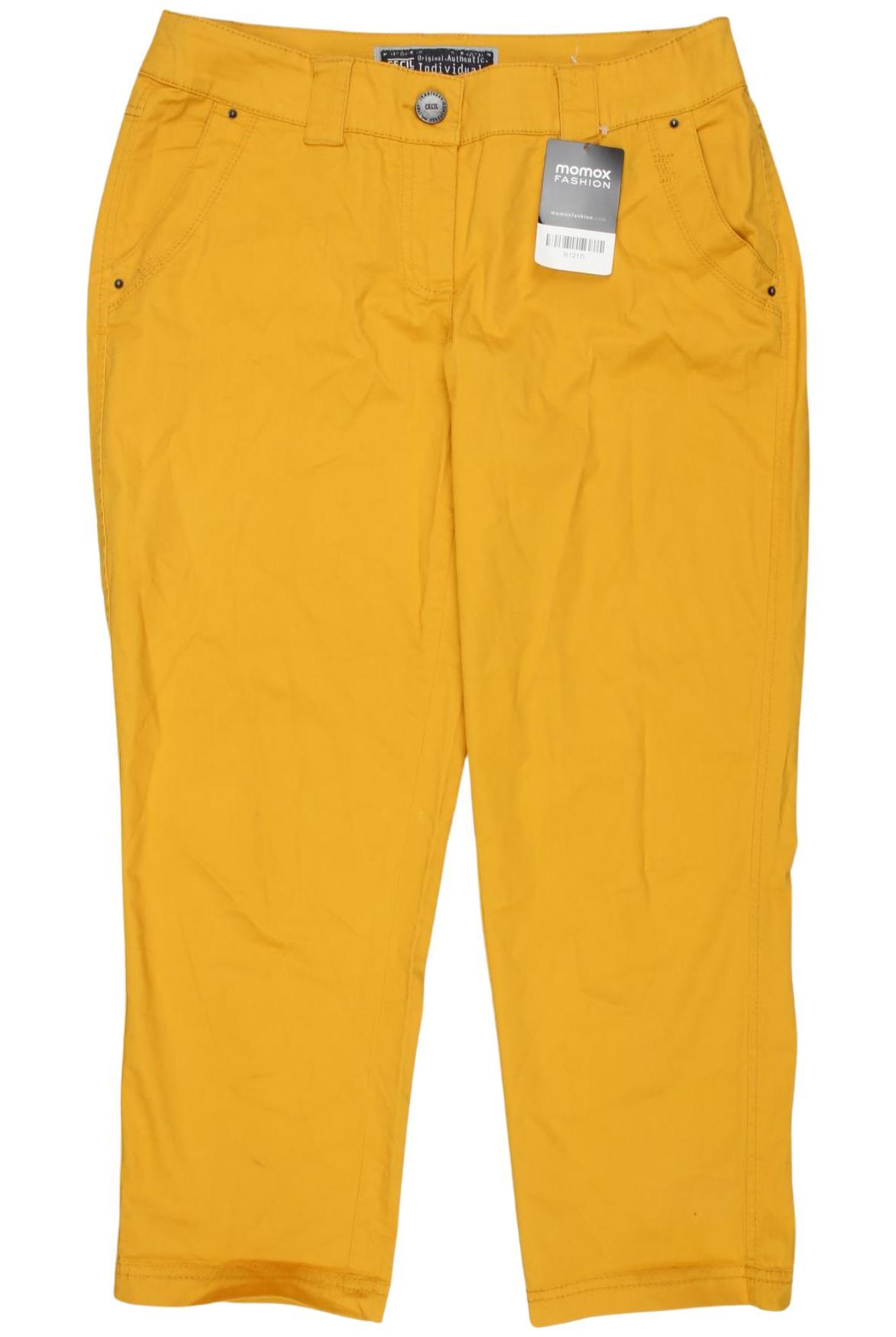 

Cecil Damen Stoffhose, gelb, Gr. 27