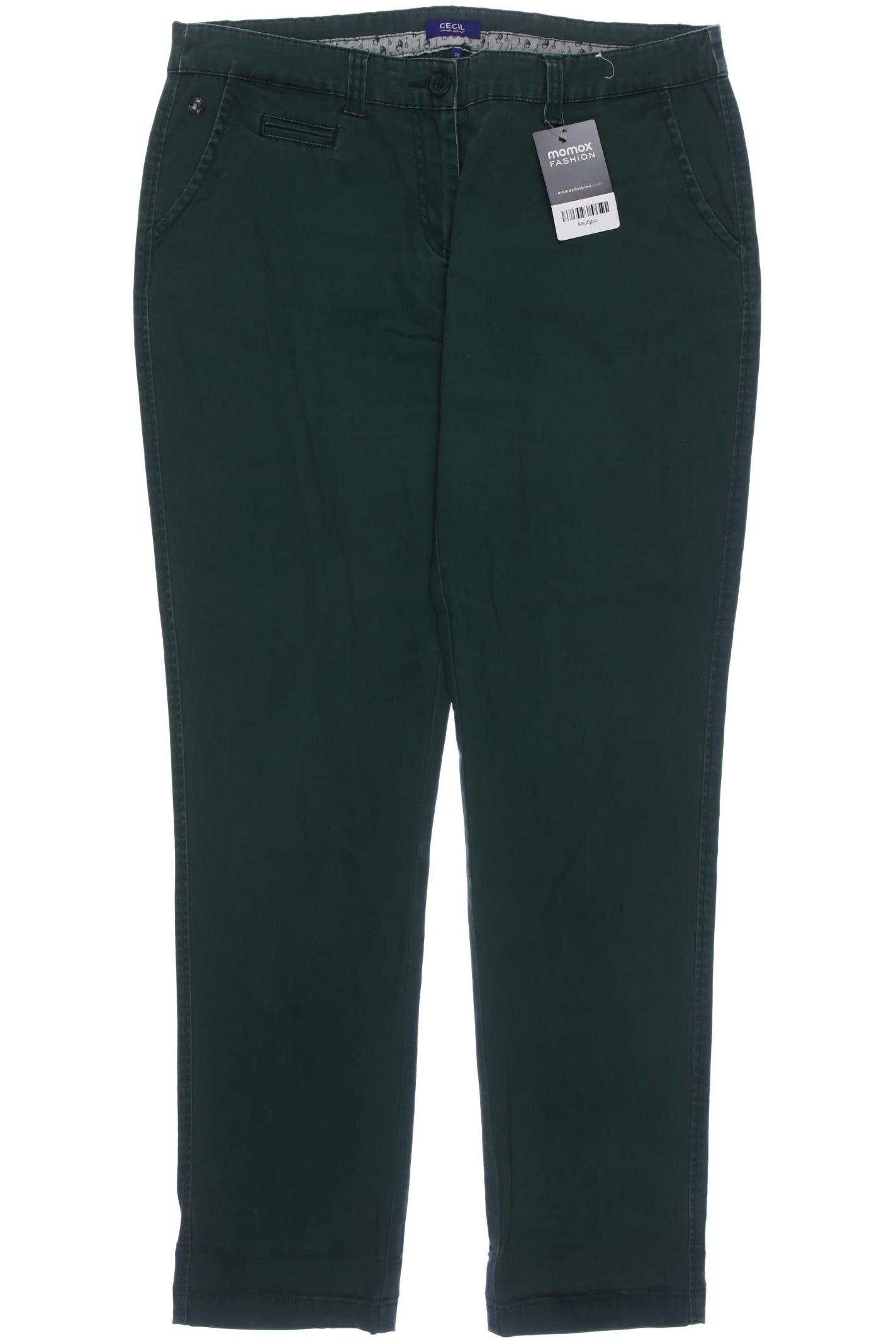

Cecil Damen Stoffhose, grün, Gr. 30