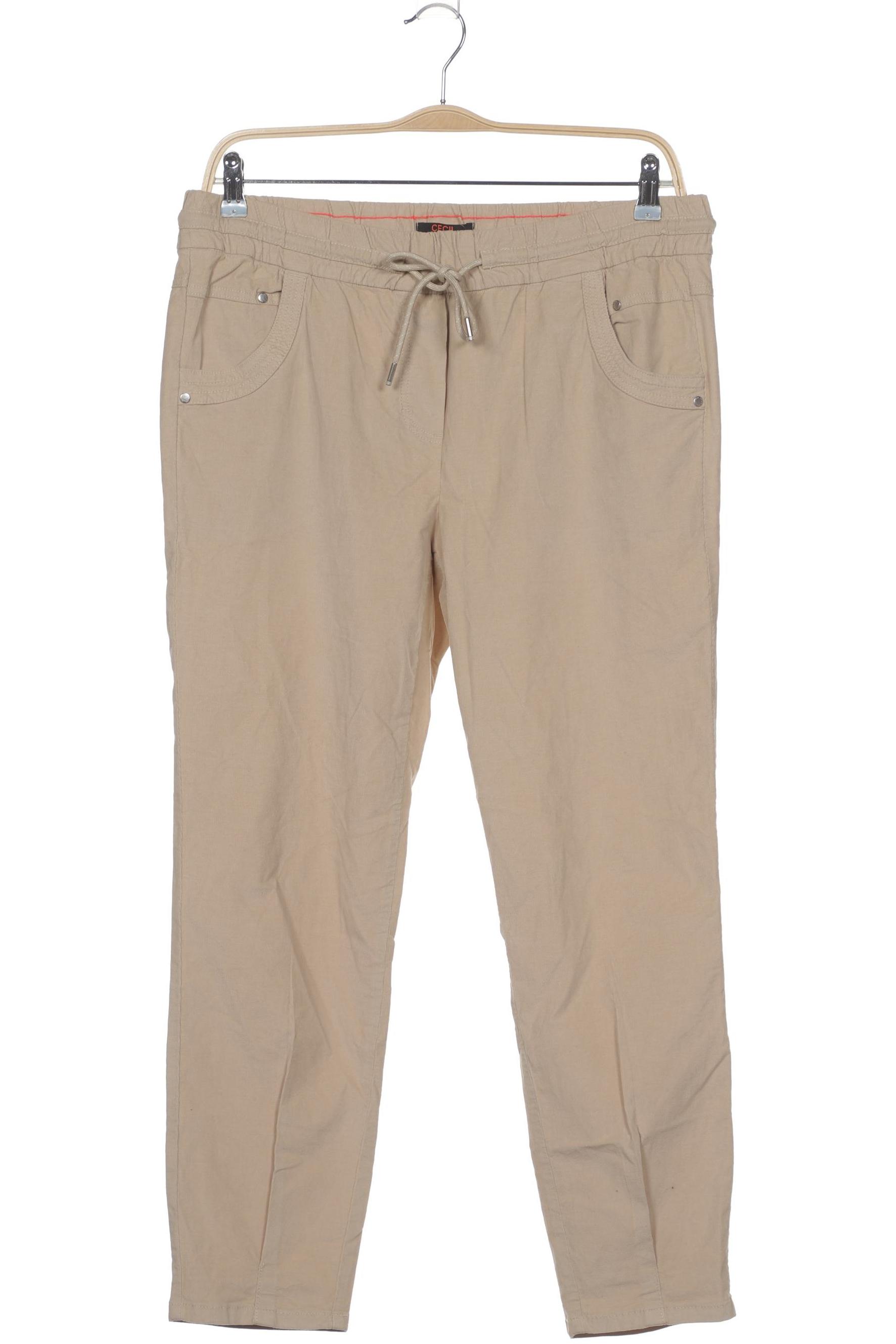 

Cecil Damen Stoffhose, beige, Gr. 0