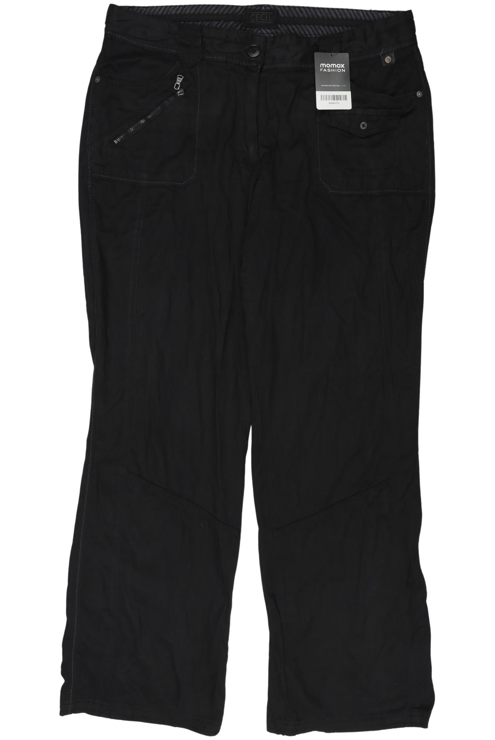 

Cecil Damen Stoffhose, schwarz, Gr. 34