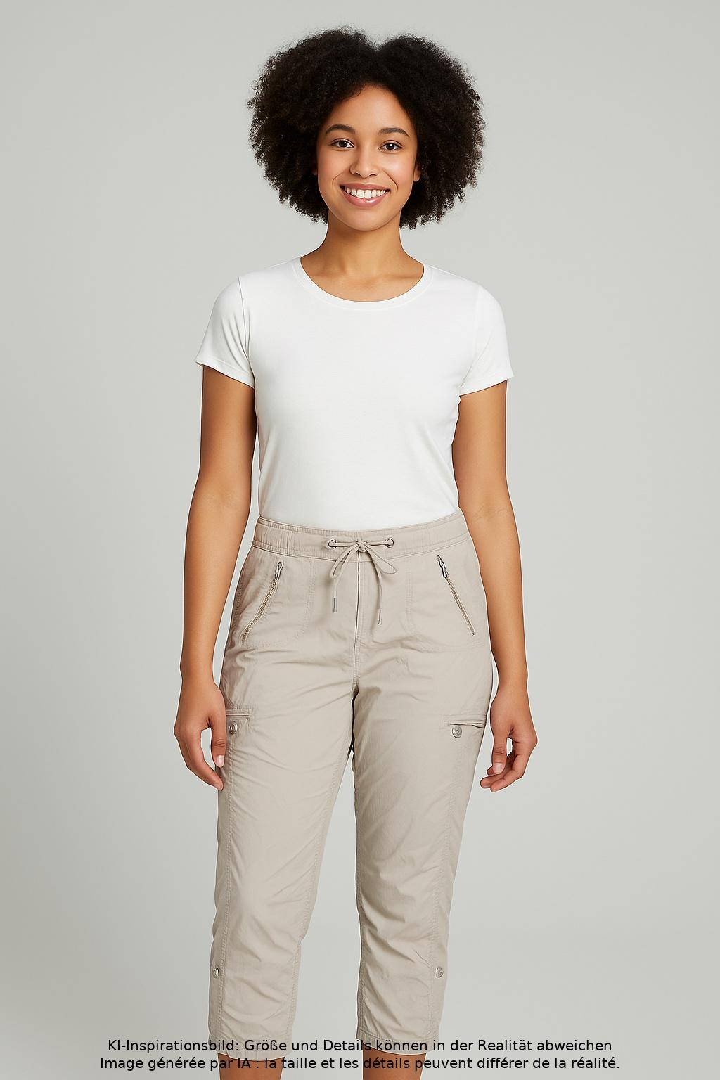 

Cecil Damen Stoffhose, beige, Gr. 30