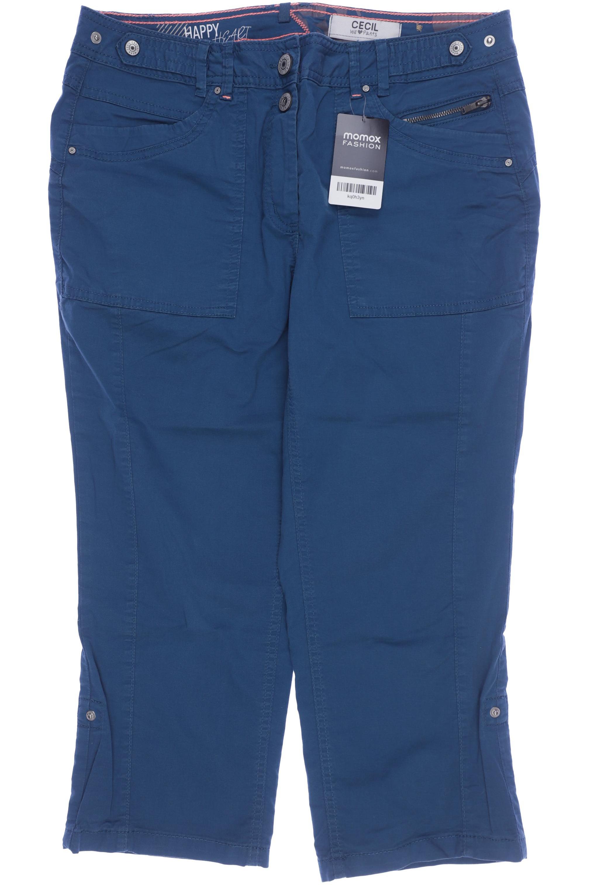 

Cecil Damen Stoffhose, blau, Gr. 0
