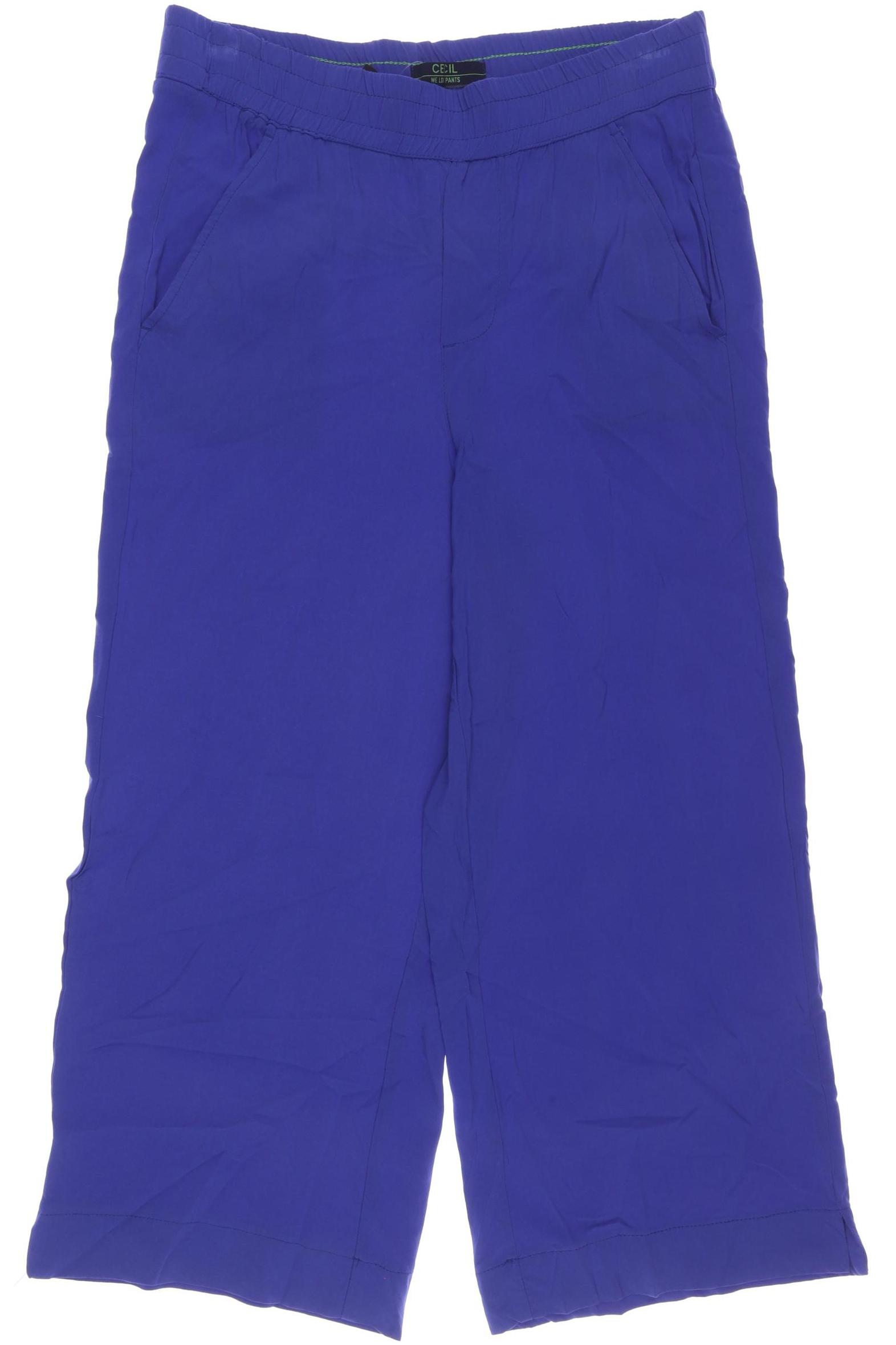 

Cecil Damen Stoffhose, blau, Gr. 0