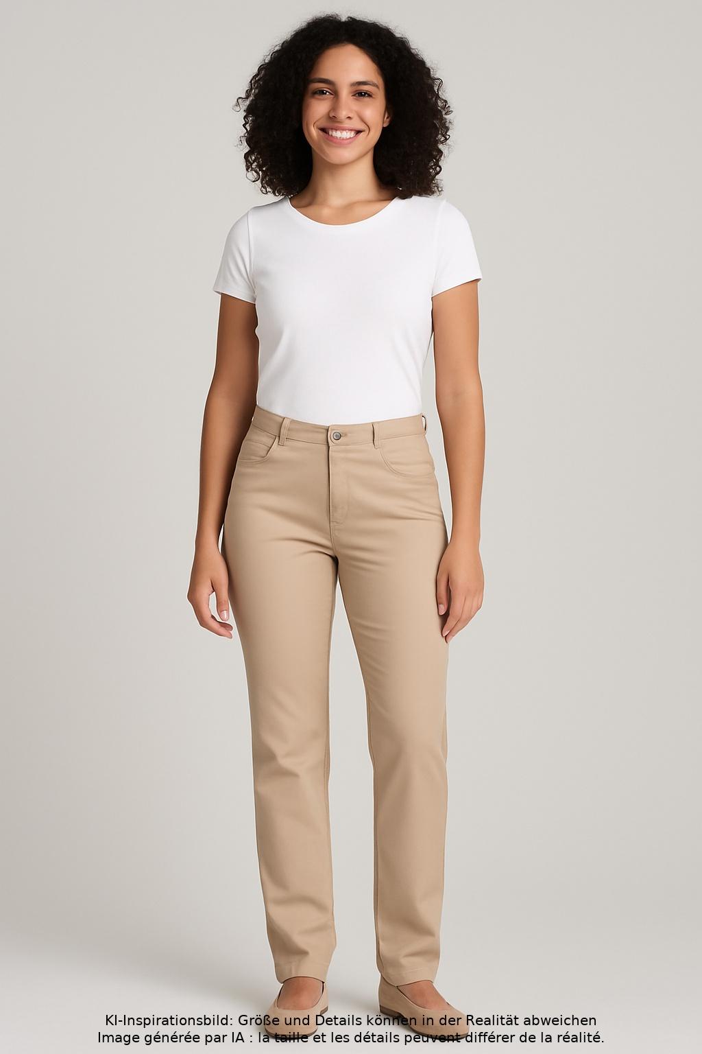 

Cecil Damen Stoffhose, beige, Gr. 26