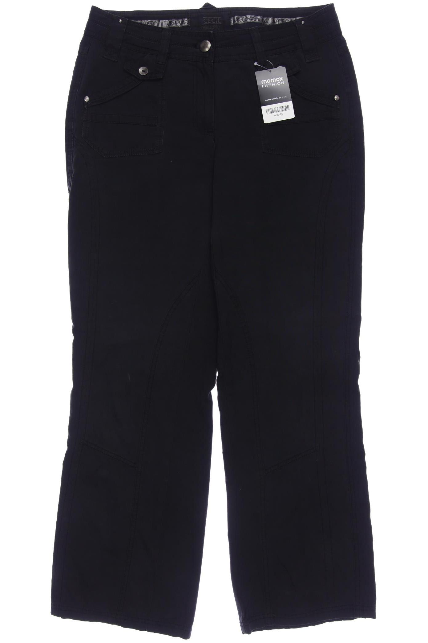 

Cecil Damen Stoffhose, schwarz, Gr. 30